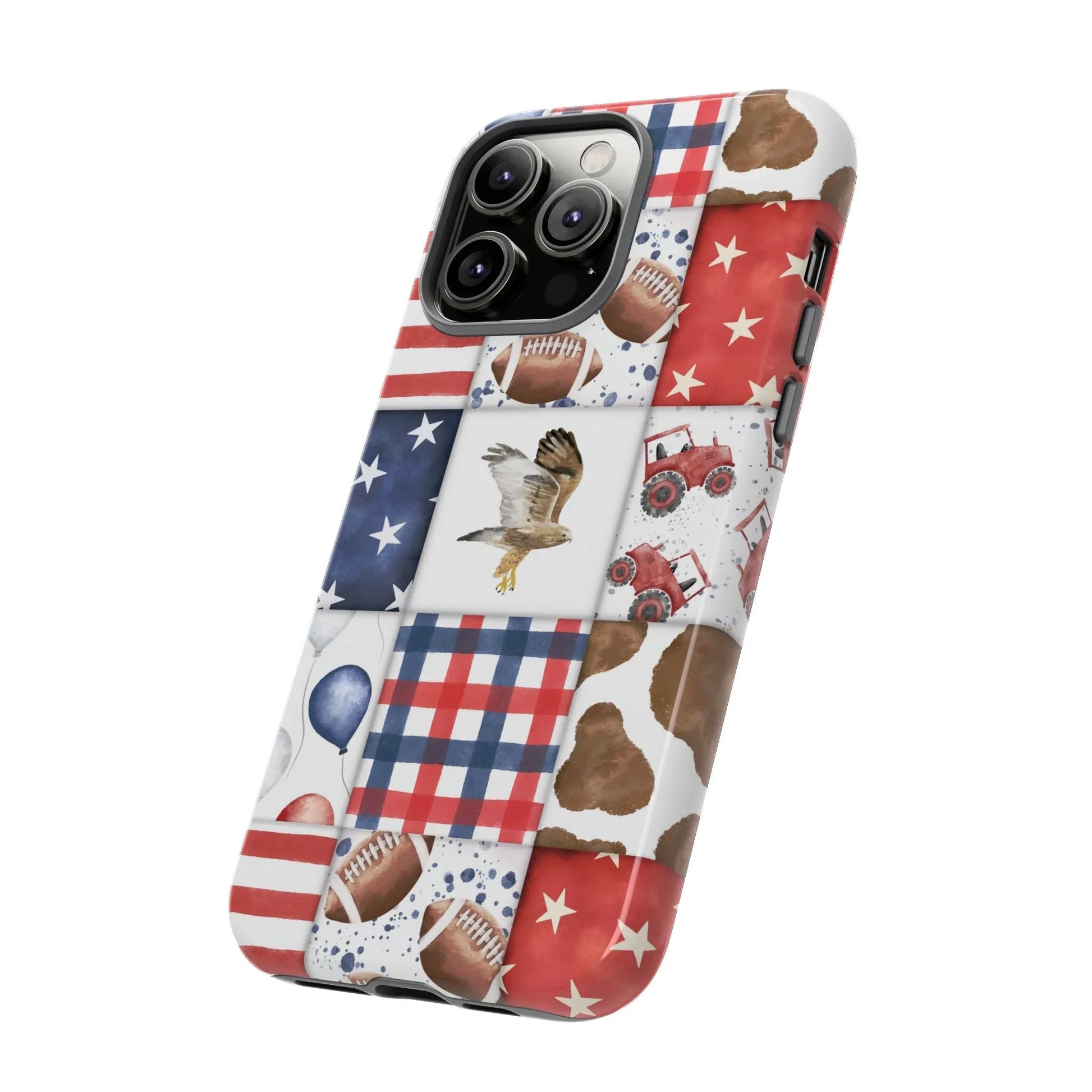 Patriot Patchwork iPhone Case - Phone