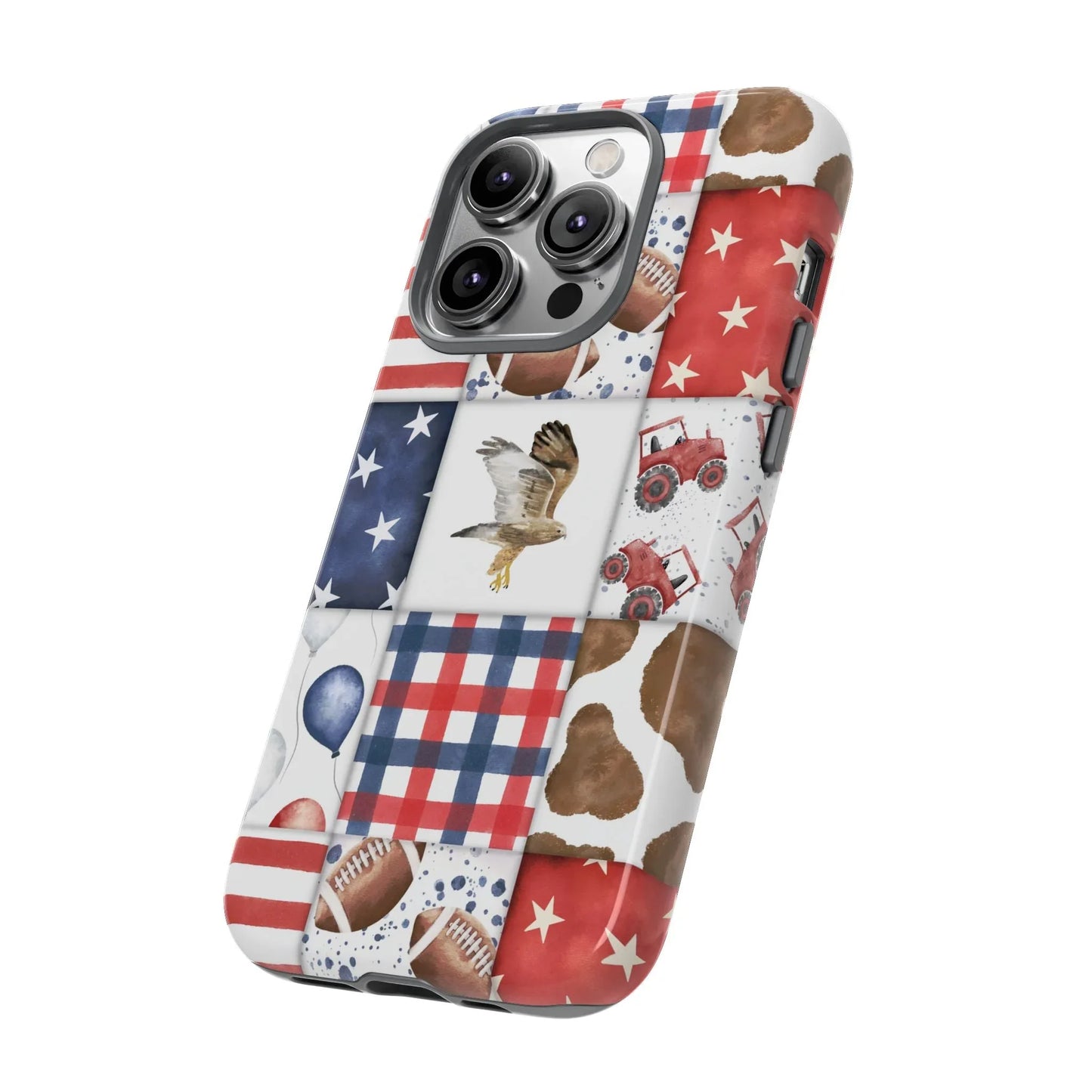 Patriot Patchwork iPhone Case - Phone