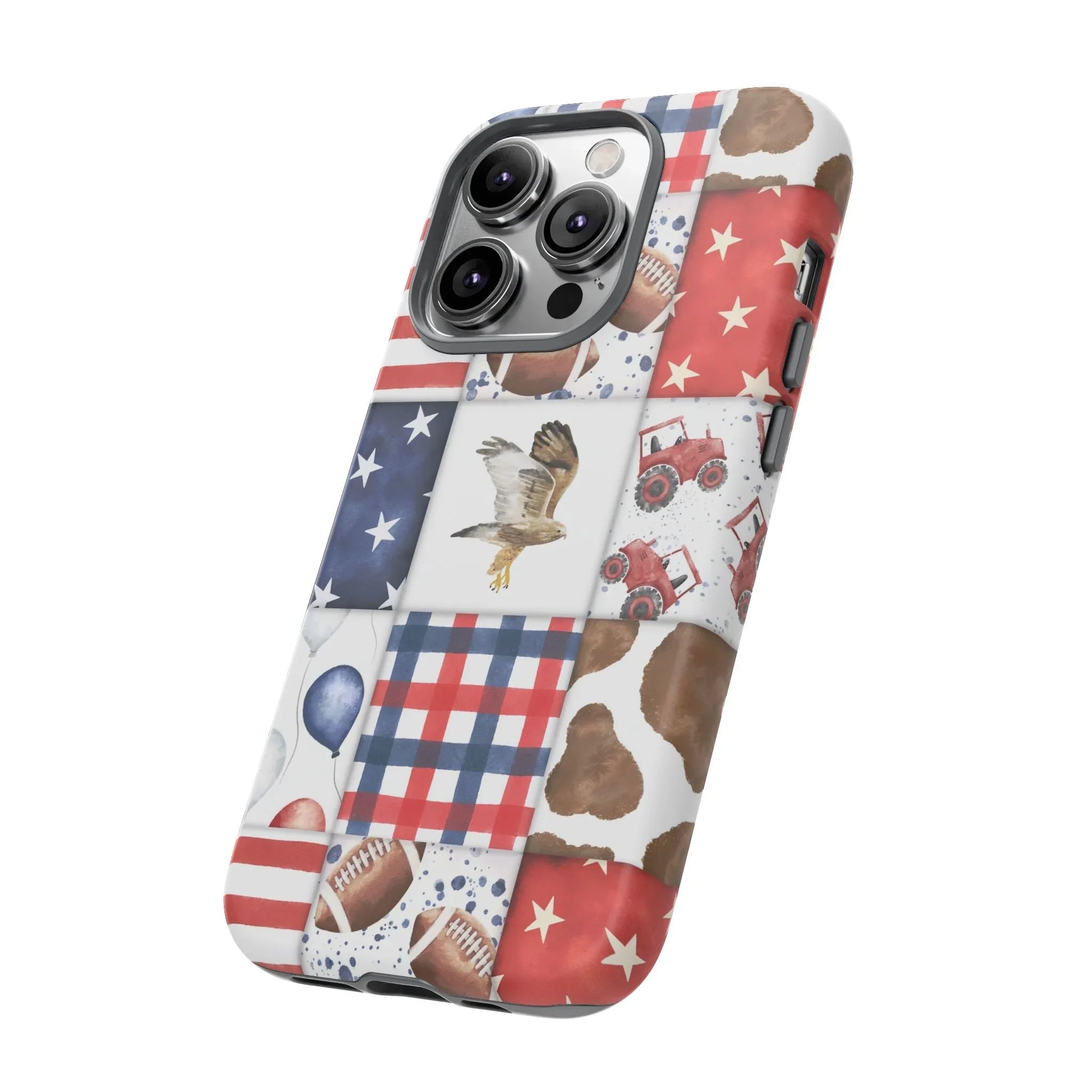 Patriot Patchwork iPhone Case - Phone