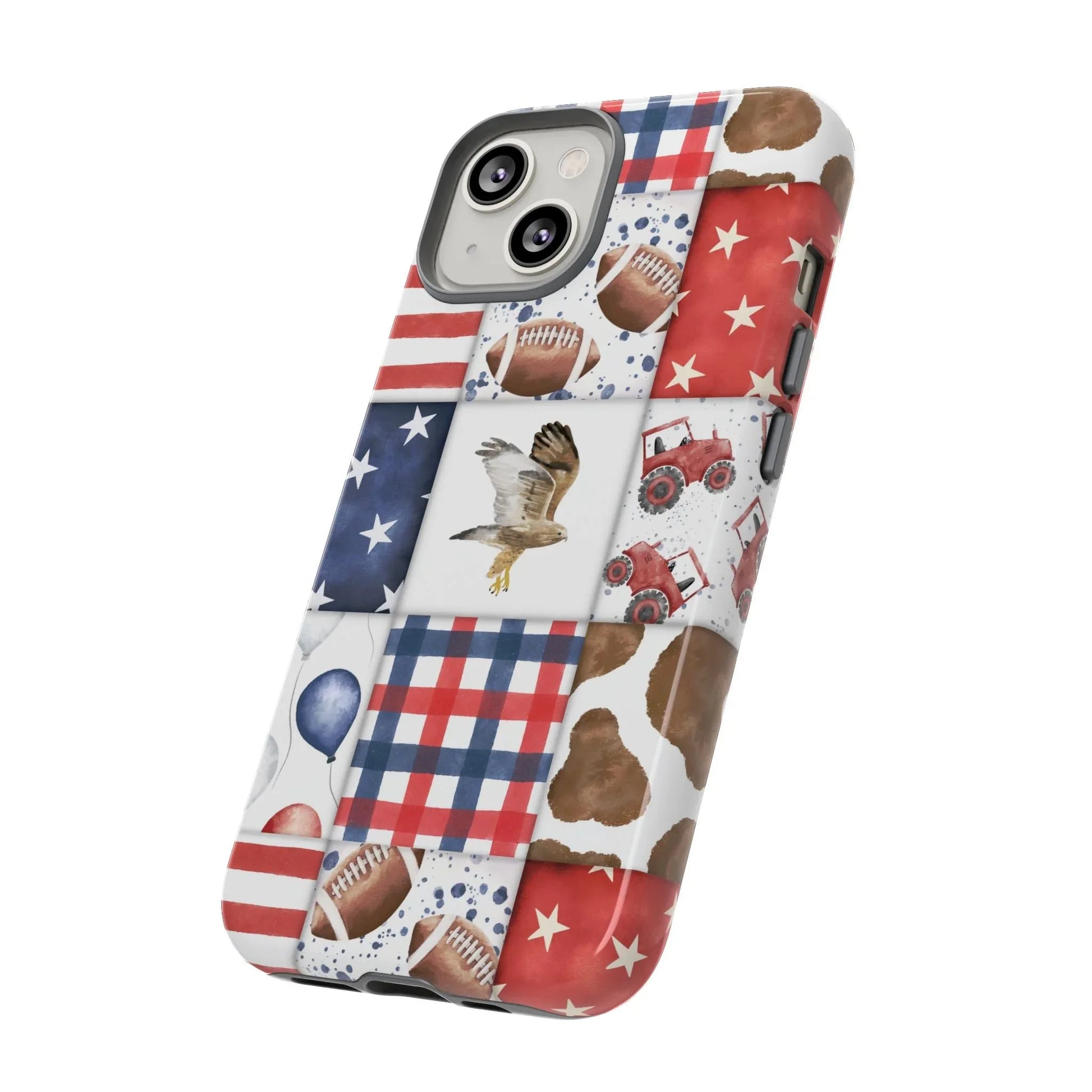 Patriot Patchwork iPhone Case - Phone