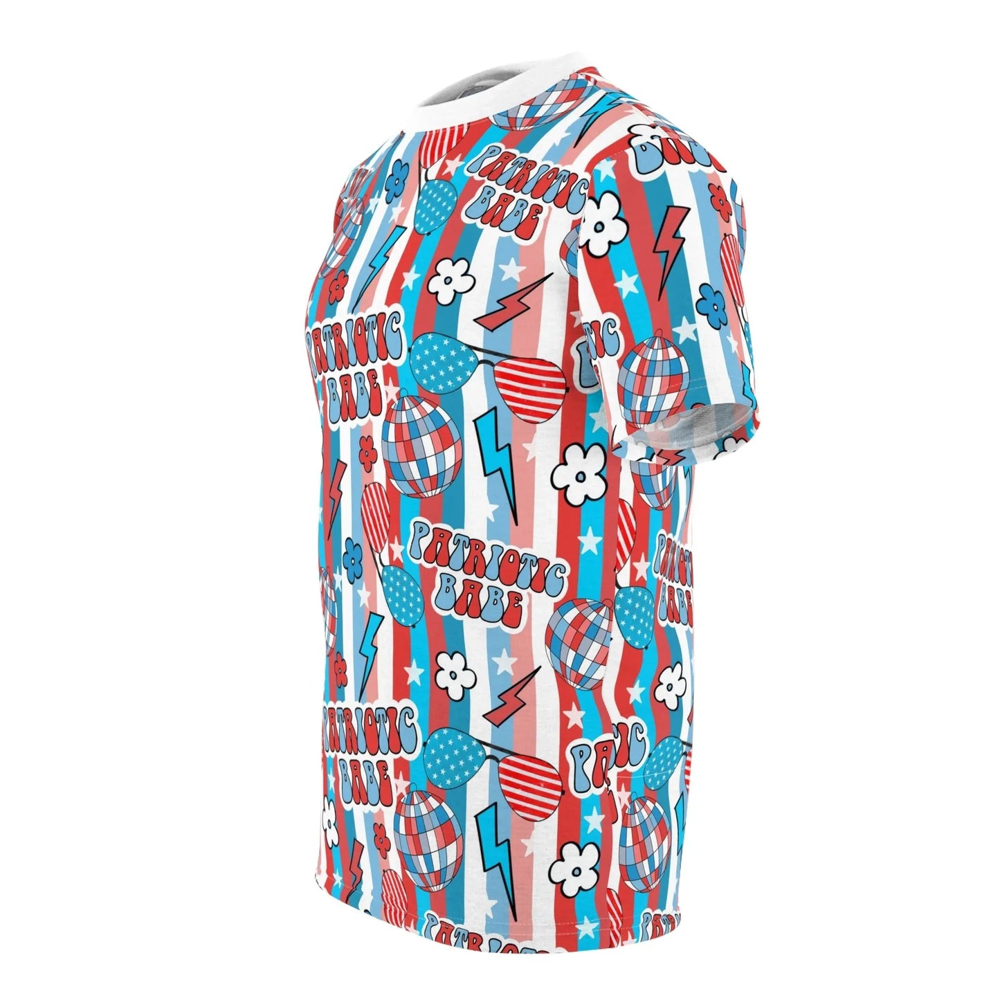 Patriotic Babe All-Over-Print T-Shirt - All Over Prints