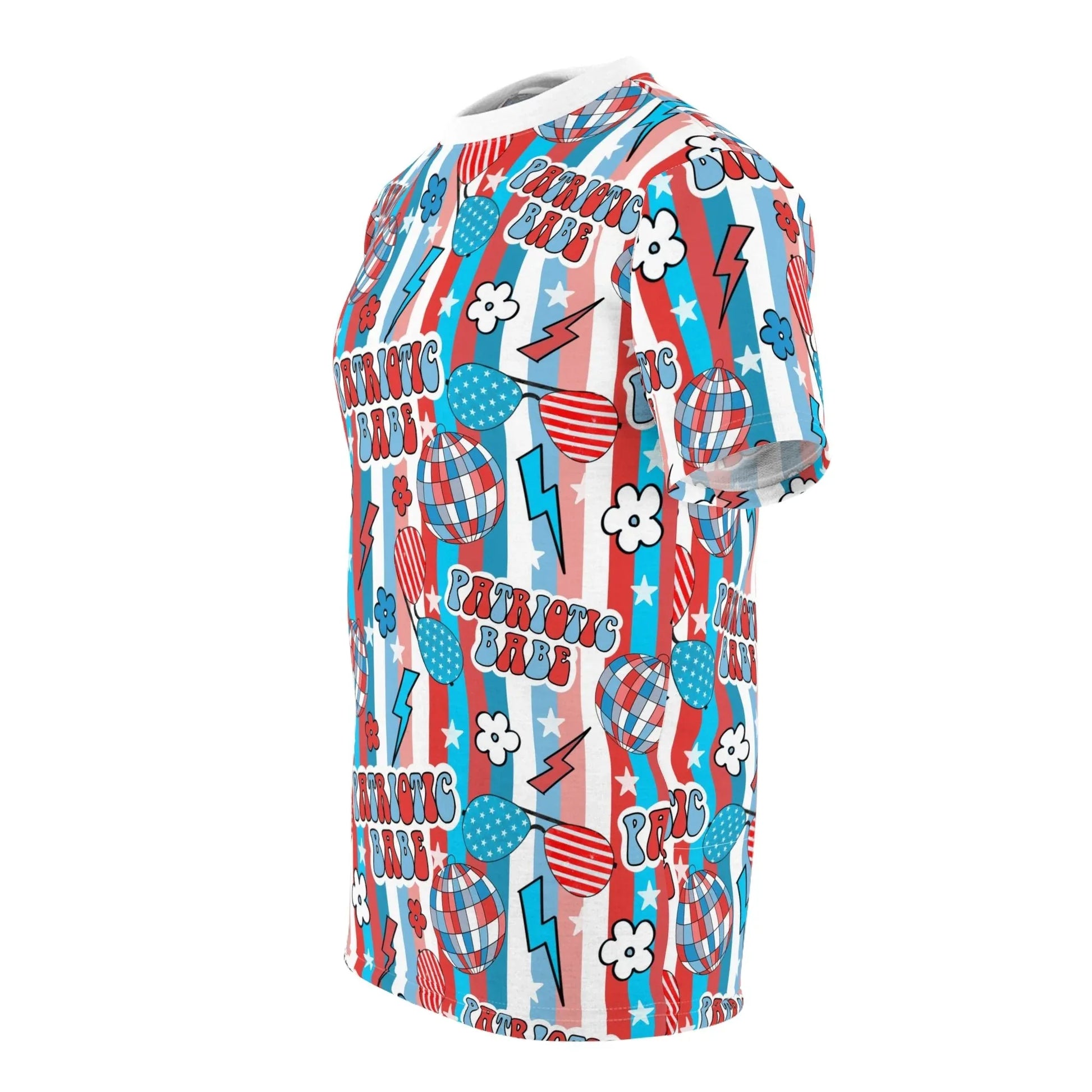 Patriotic Babe All-Over-Print T-Shirt - All Over Prints
