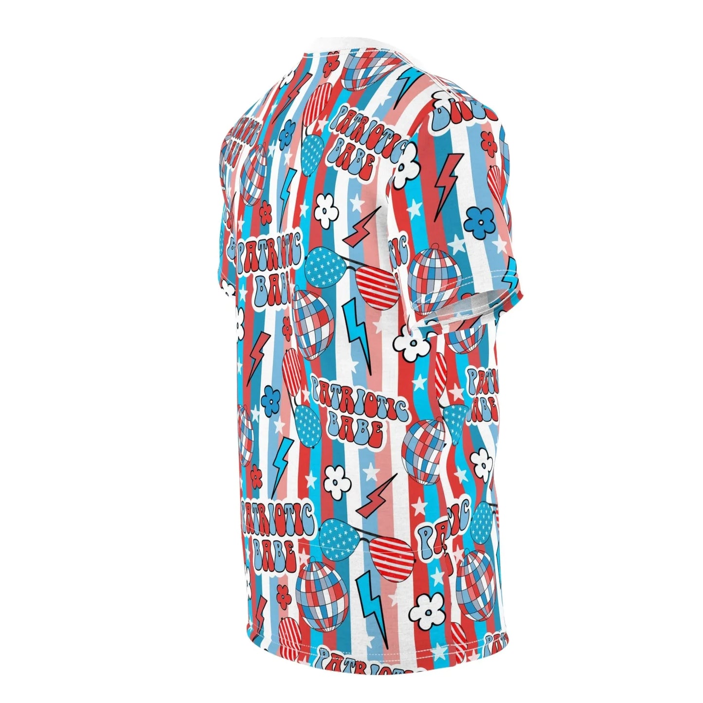 Patriotic Babe All-Over-Print T-Shirt - All Over Prints