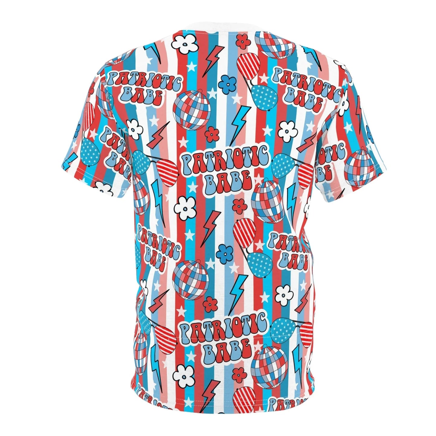 Patriotic Babe All-Over-Print T-Shirt - All Over Prints