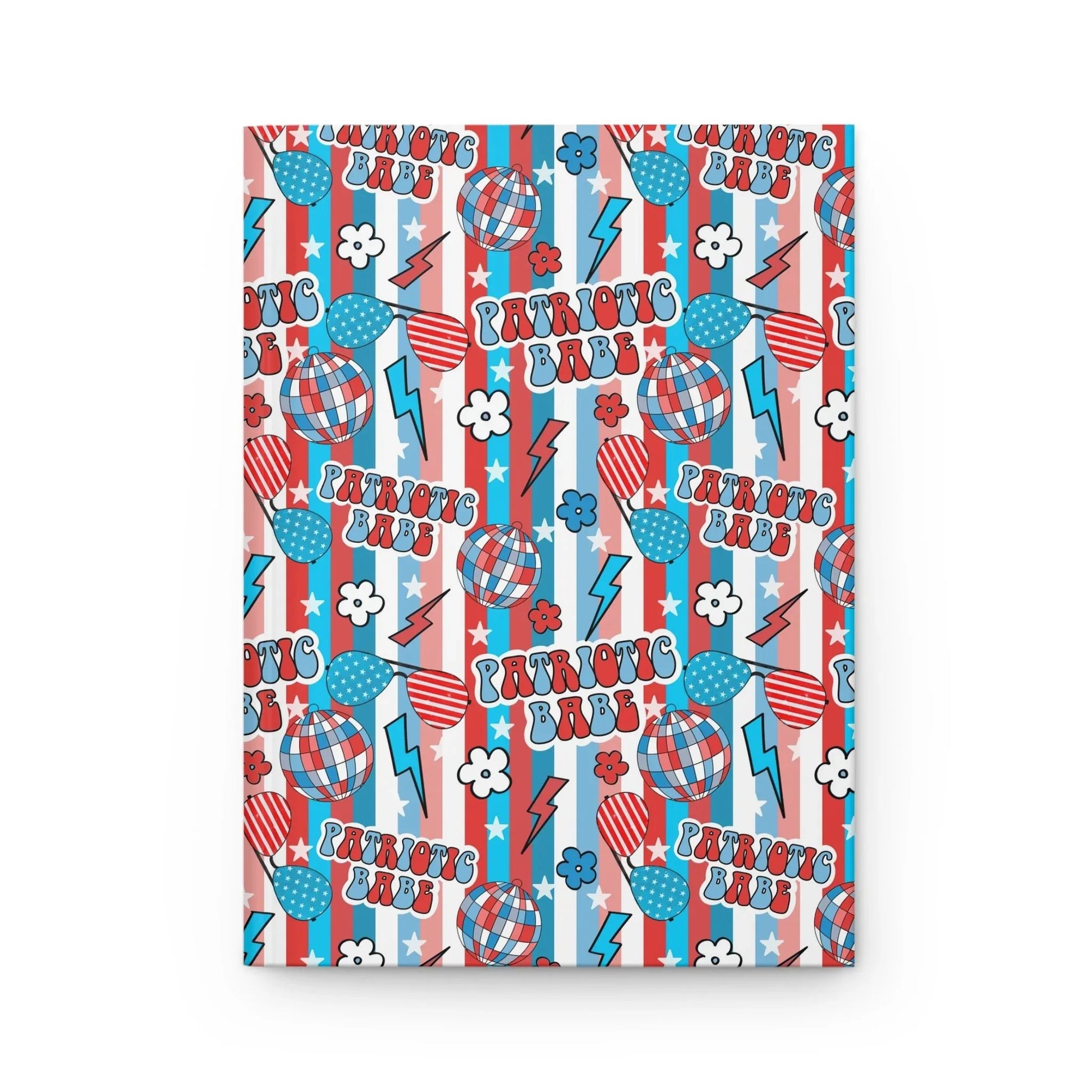 Patriotic Babe Hardcover Journal - Paper products