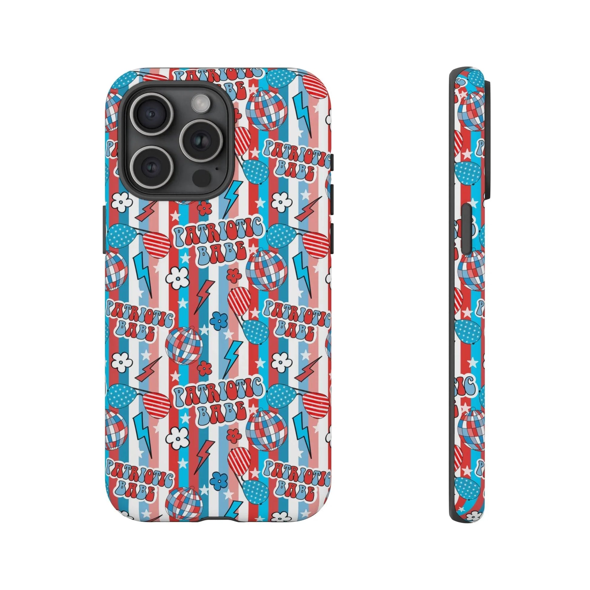 Patriotic Babe iPhone Case - 15 Pro Max / Matte - Phone
