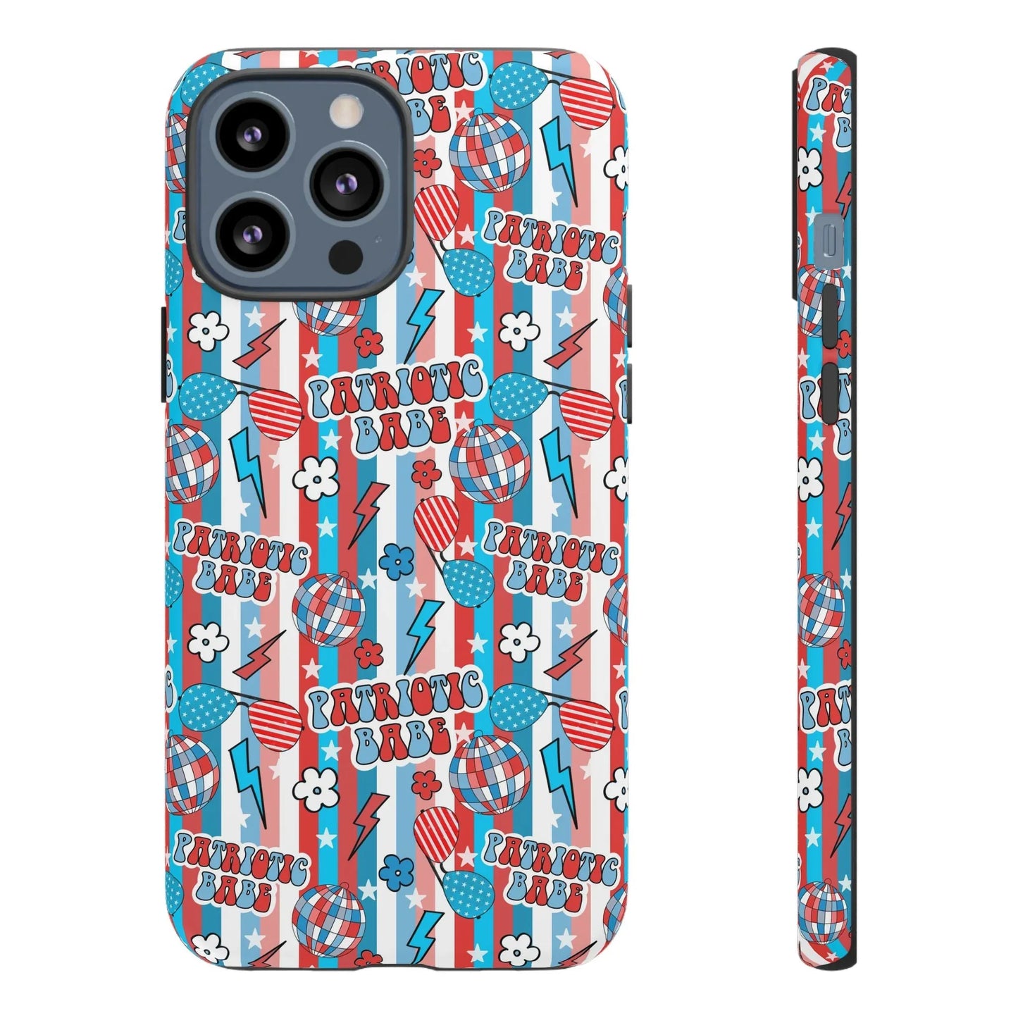 Patriotic Babe iPhone Case - 13 Pro Max / Matte - Phone