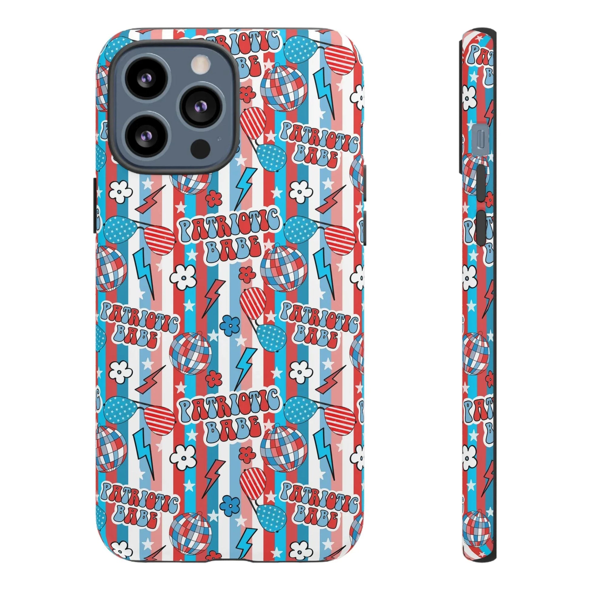 Patriotic Babe iPhone Case - 13 Pro Max / Matte - Phone