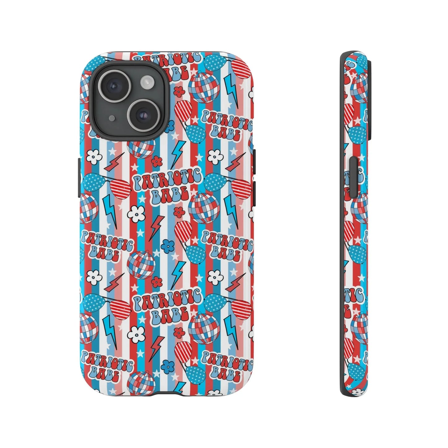 Patriotic Babe iPhone Case - 15 / Glossy - Phone