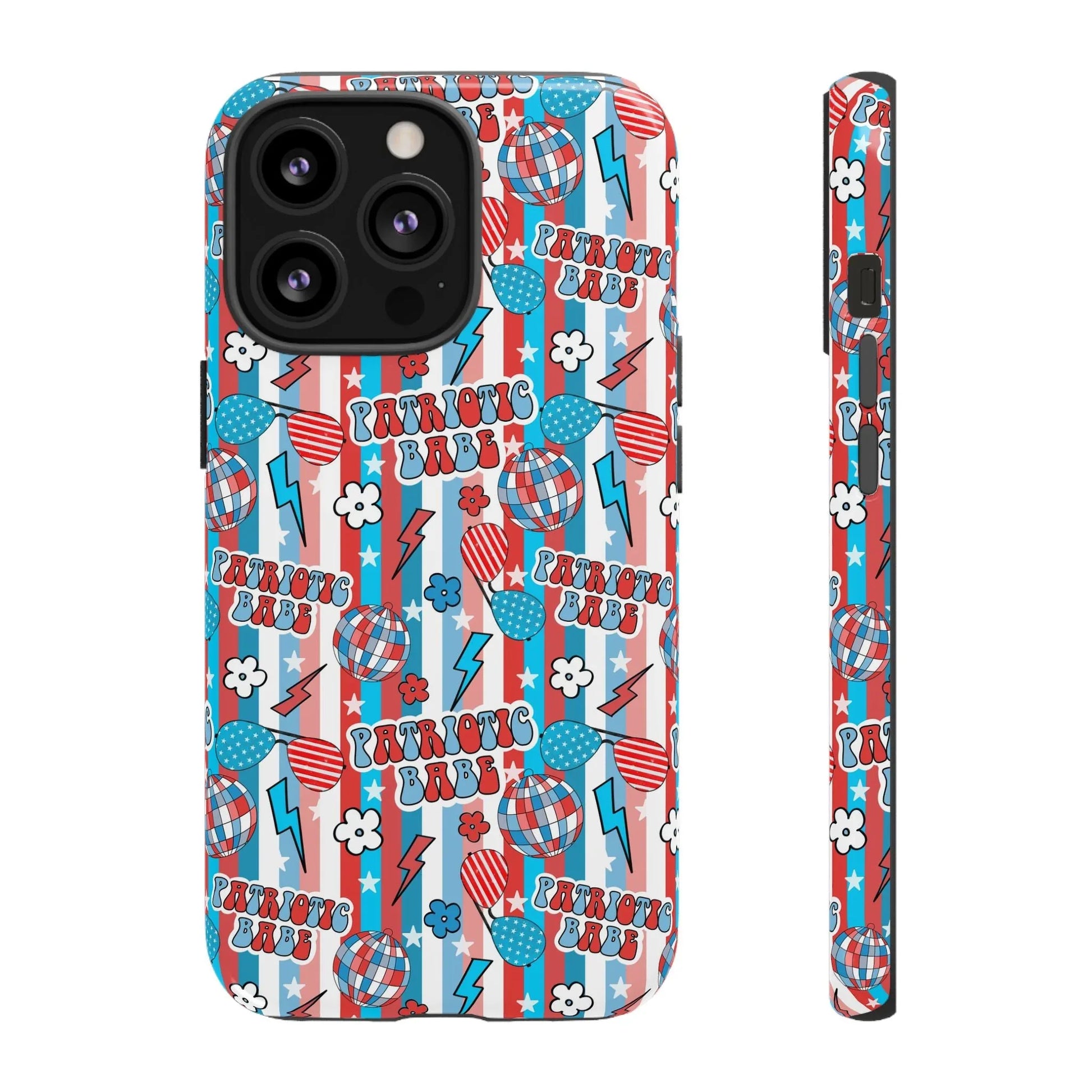 Patriotic Babe iPhone Case - 13 Pro / Glossy - Phone