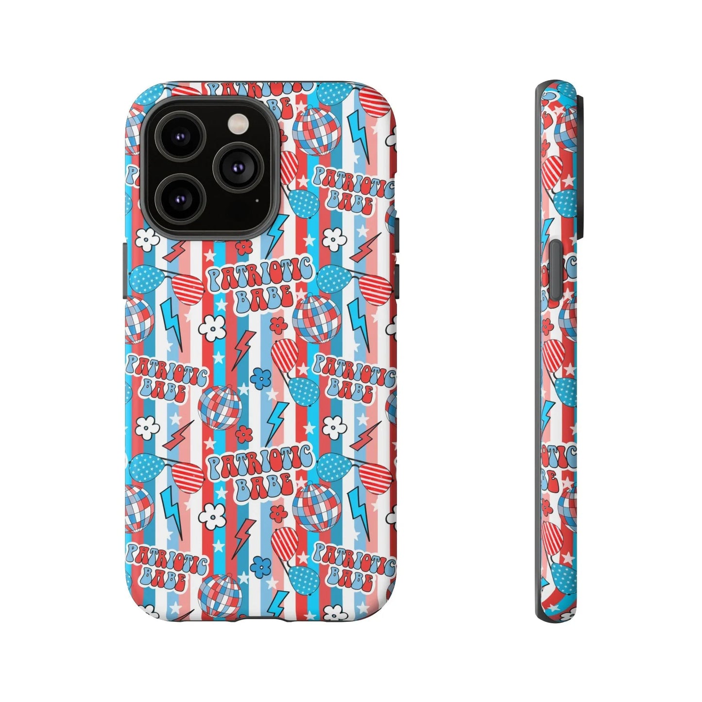 Patriotic Babe iPhone Case - 14 Pro Max / Matte - Phone