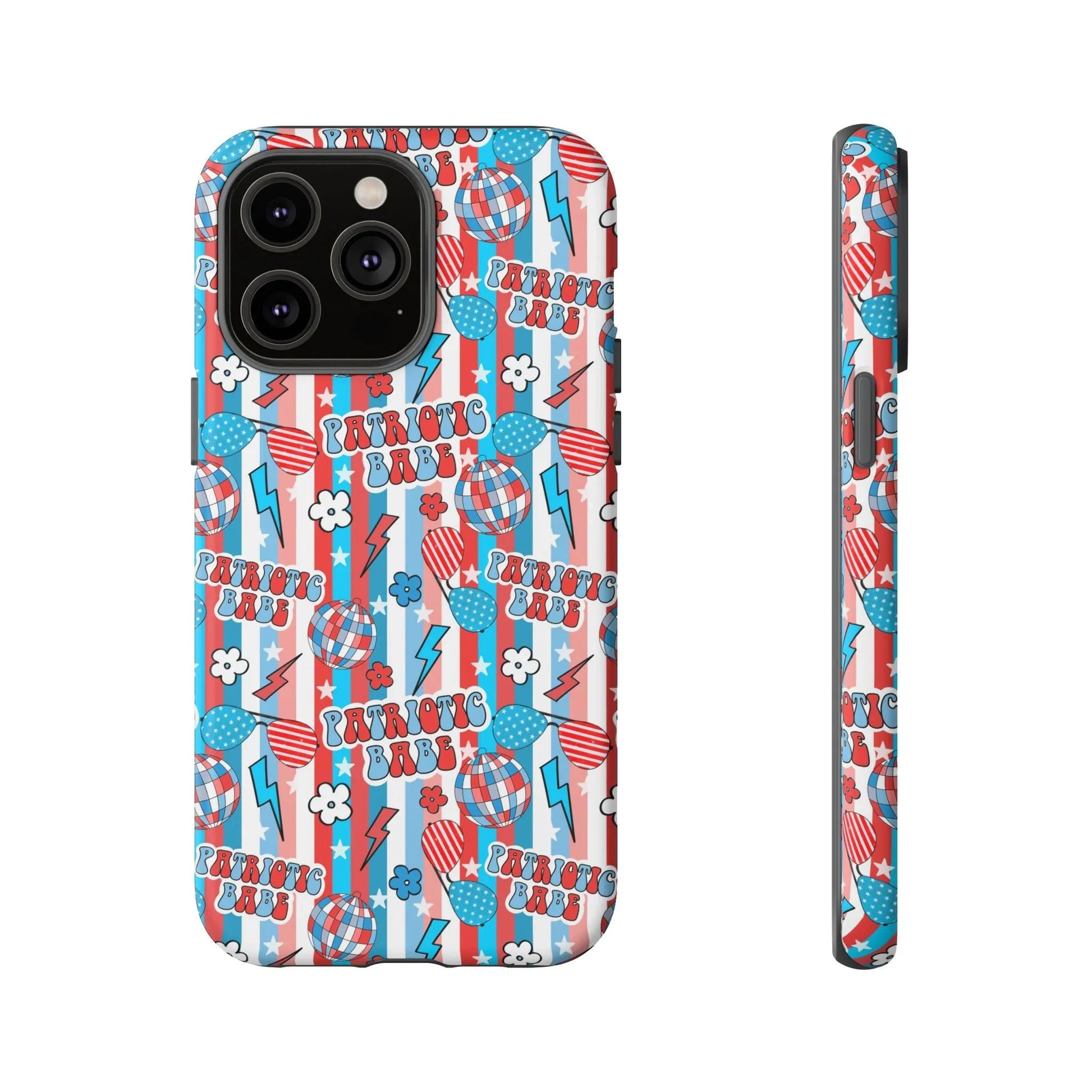 Patriotic Babe iPhone Case - 14 Pro Max / Matte - Phone