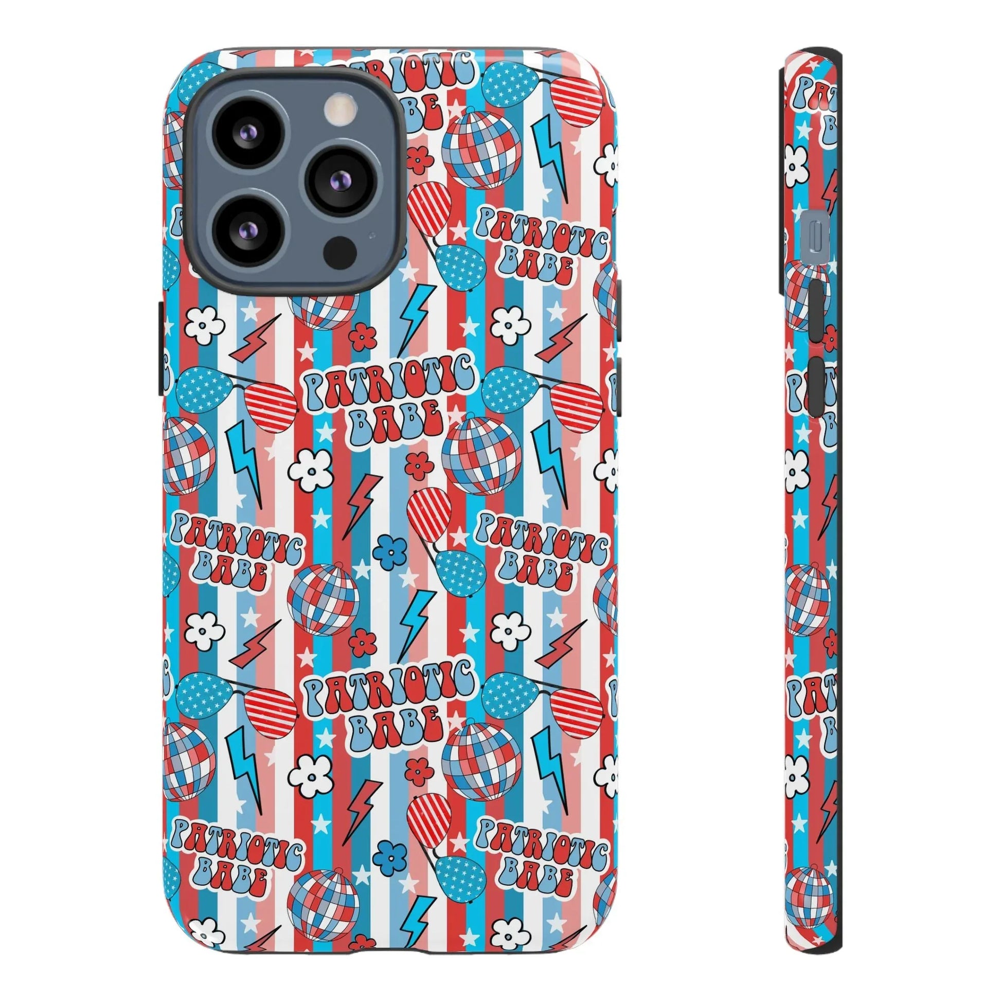 Patriotic Babe iPhone Case - 13 Pro Max / Glossy - Phone