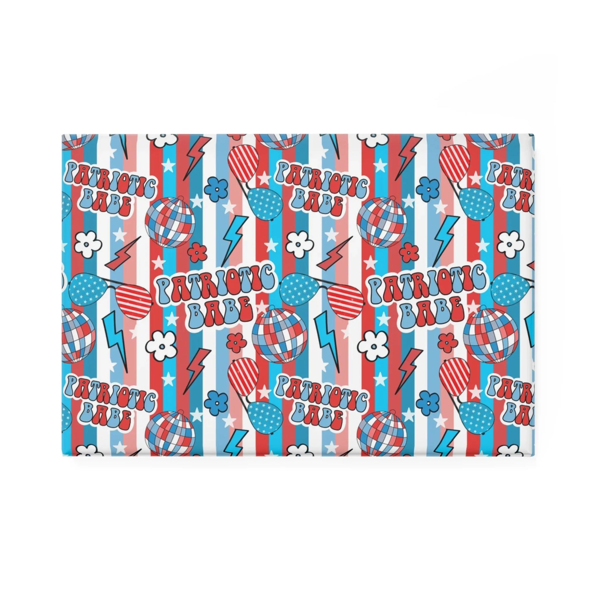 Patriotic Babe Magnet - 1 pc / 2’’ x 3’’ / Rectangle - Home Decor