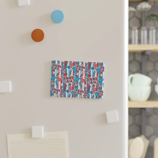 Patriotic Babe Magnet - 1 pc / 2’’ x 3’’ / Rectangle - Home Decor