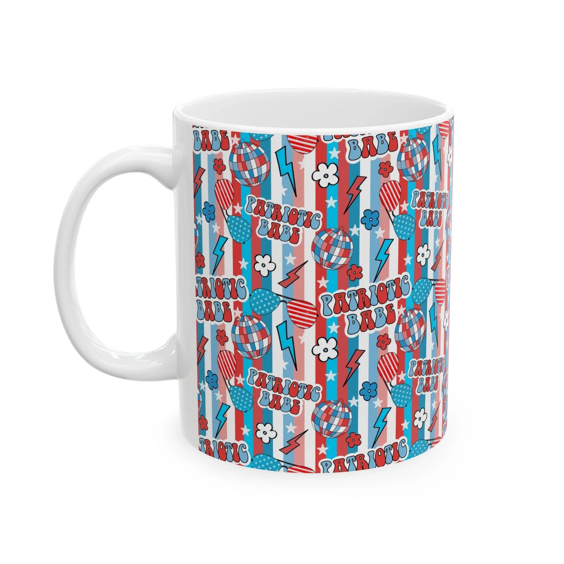 Patriotic Babe Mug - 11oz