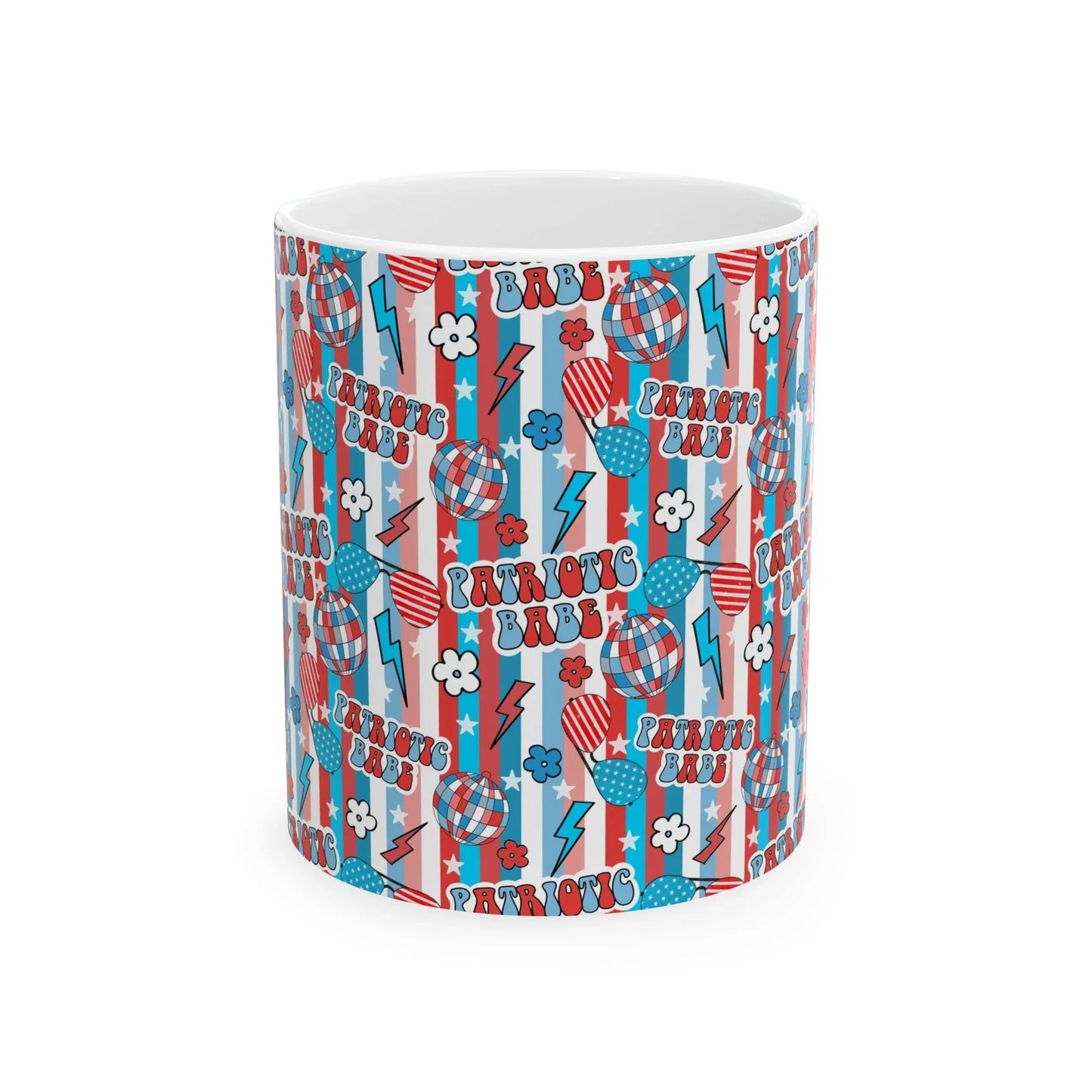 Patriotic Babe Mug - 11oz