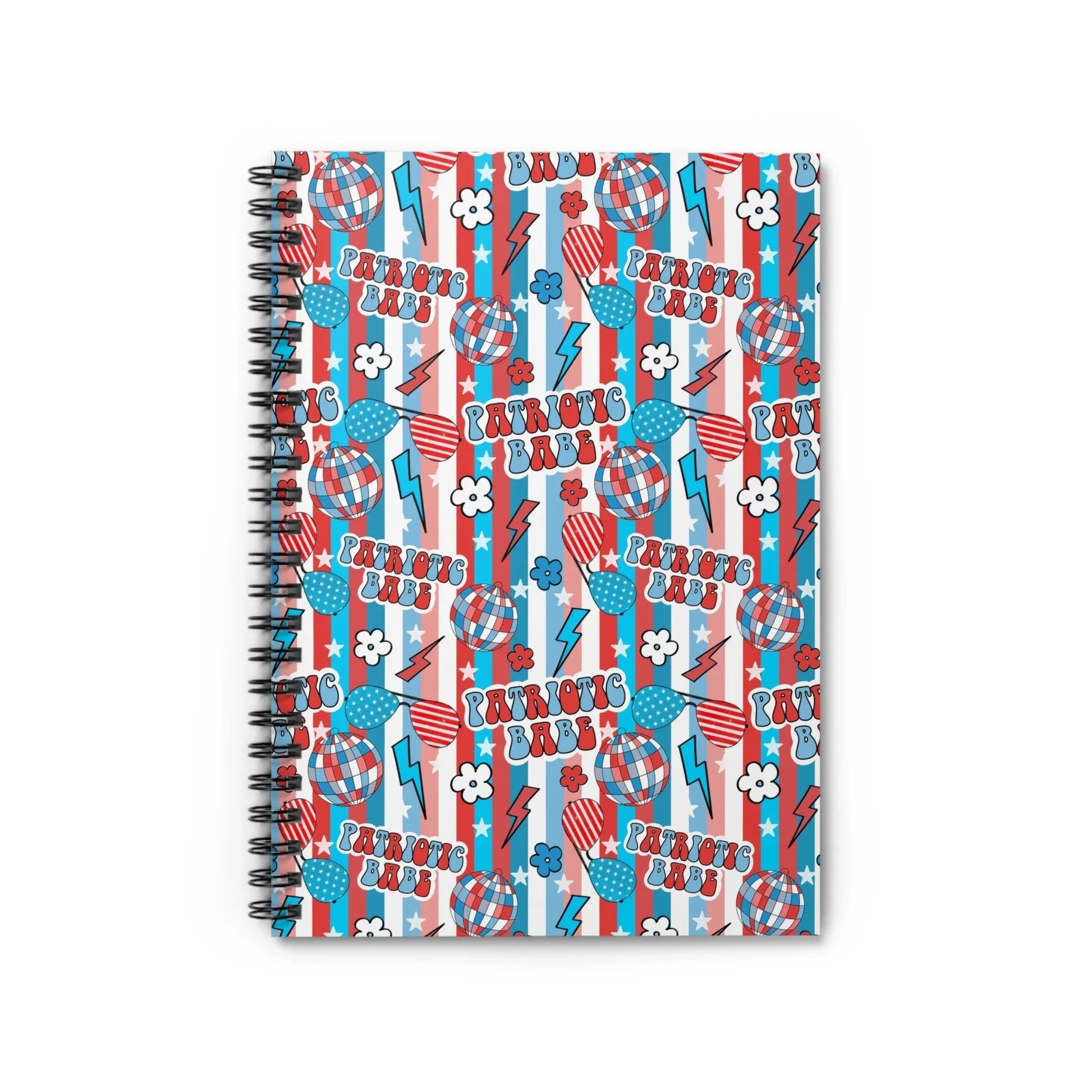 Patriotic Babe Notebook - One Size - Paper products
