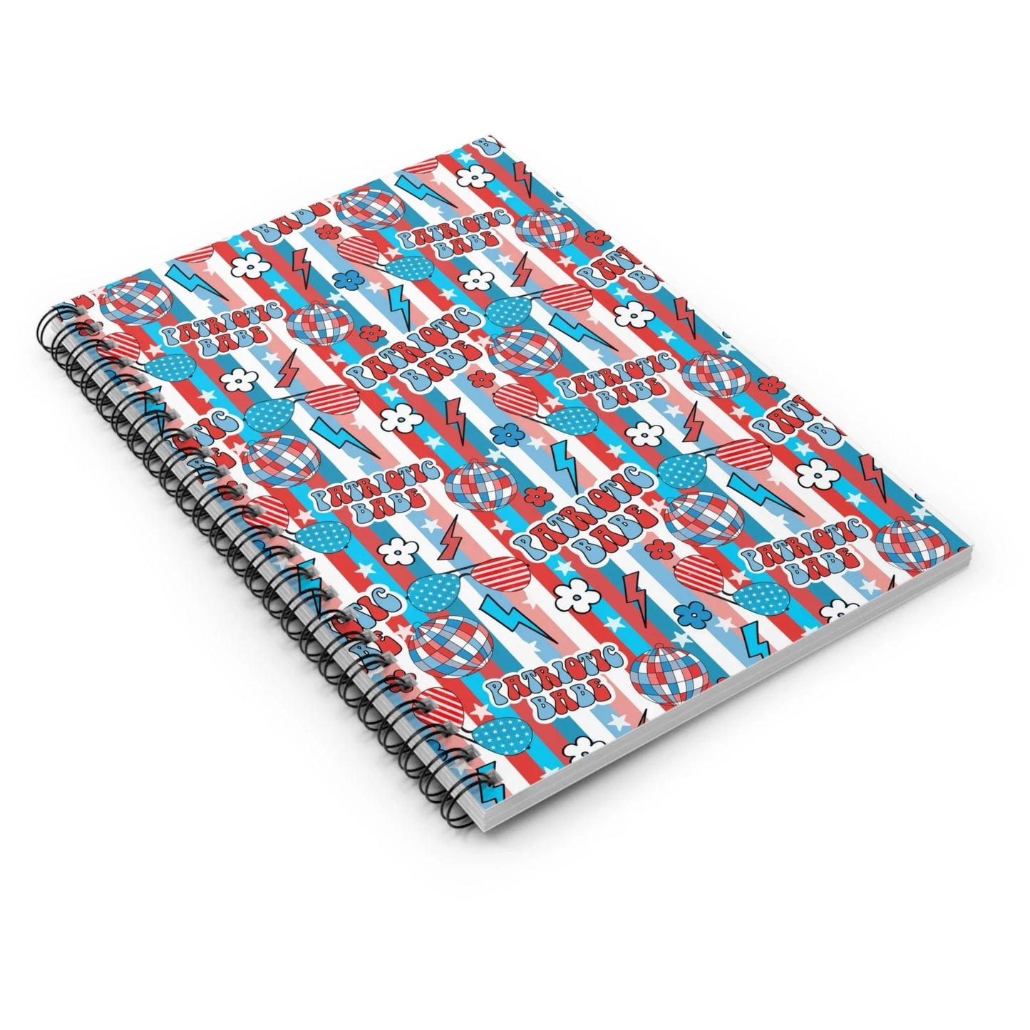 Patriotic Babe Notebook - One Size - Paper products
