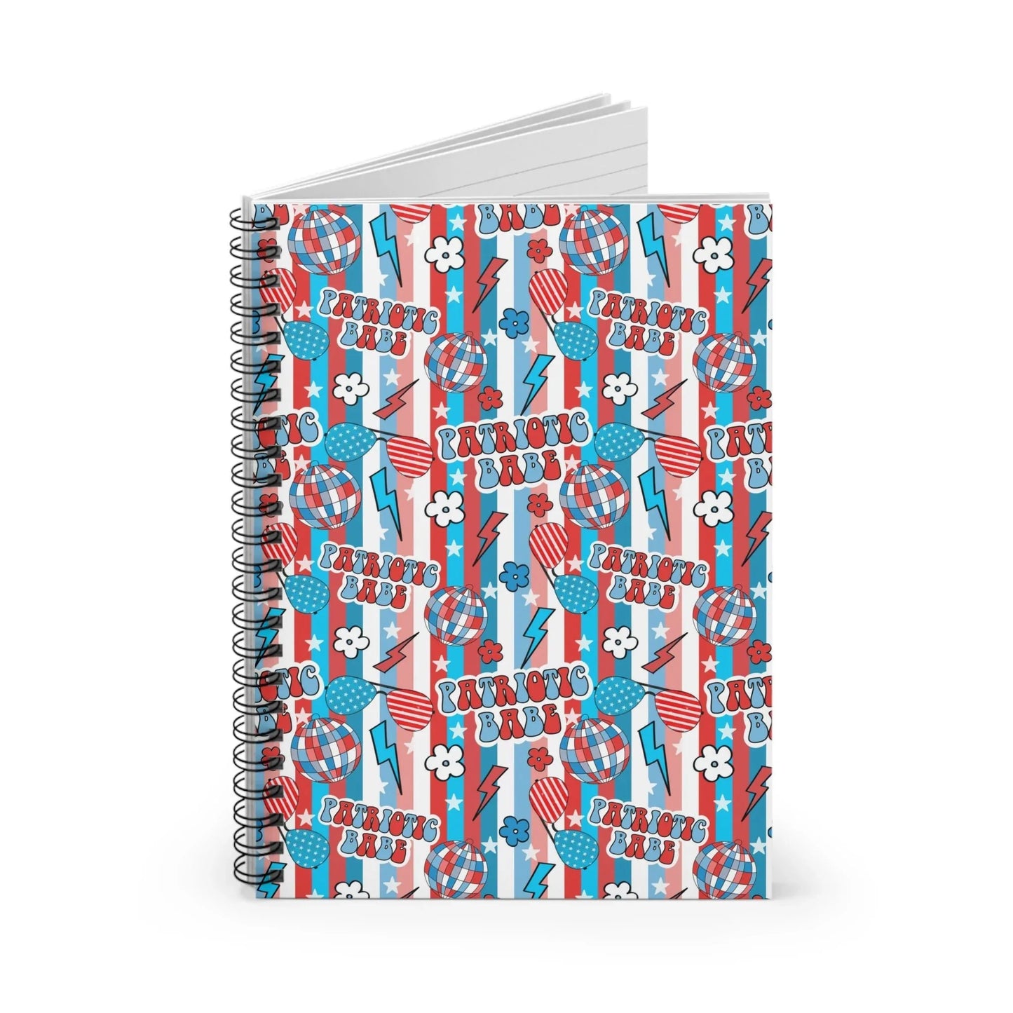 Patriotic Babe Notebook - One Size - Paper products