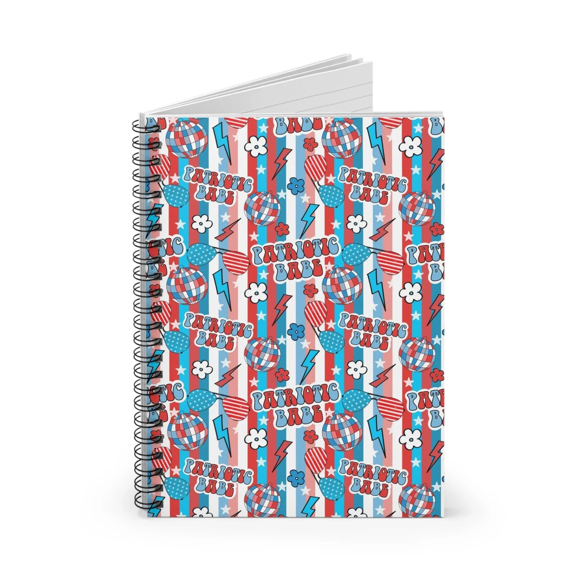 Patriotic Babe Notebook - One Size - Paper products