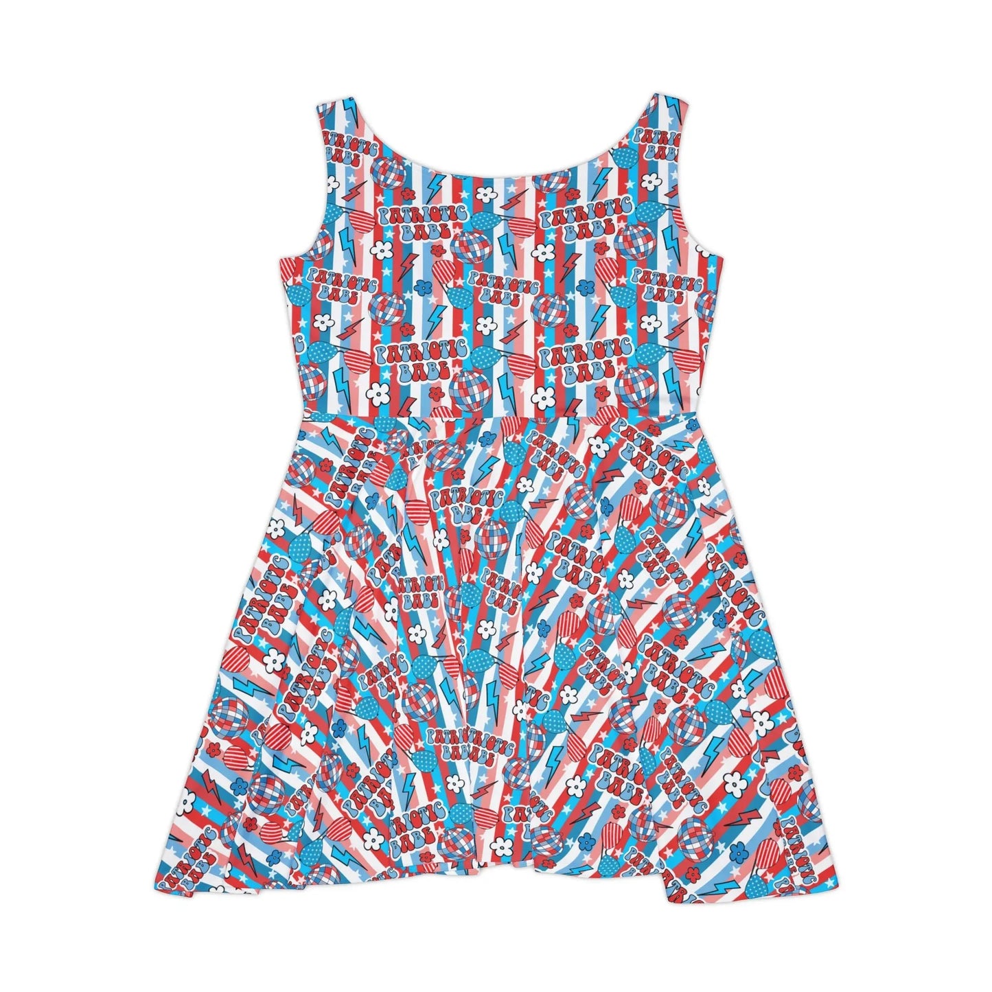 Patriotic Babe Skater Dress - All Over Prints