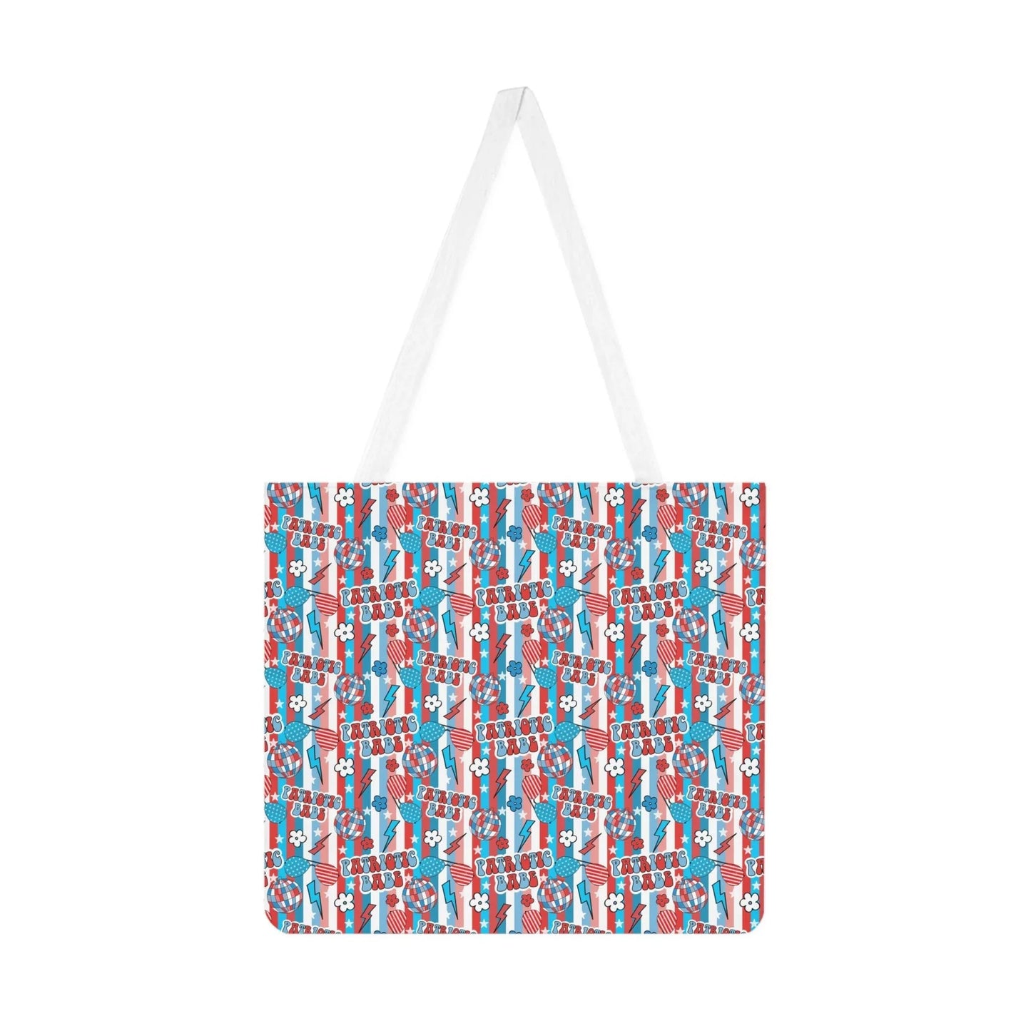 Patriotic Babe Tote Bag - One size / White - Bags