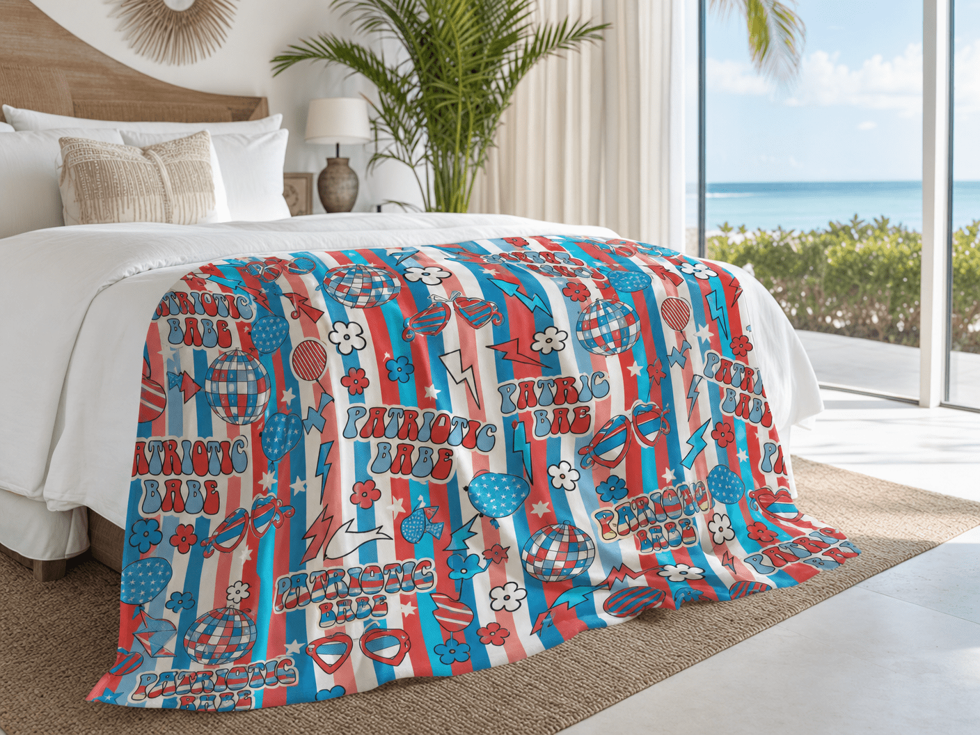 Patriotic Babe Towel – RELLE Fashion & Lifestyle – Product Image
