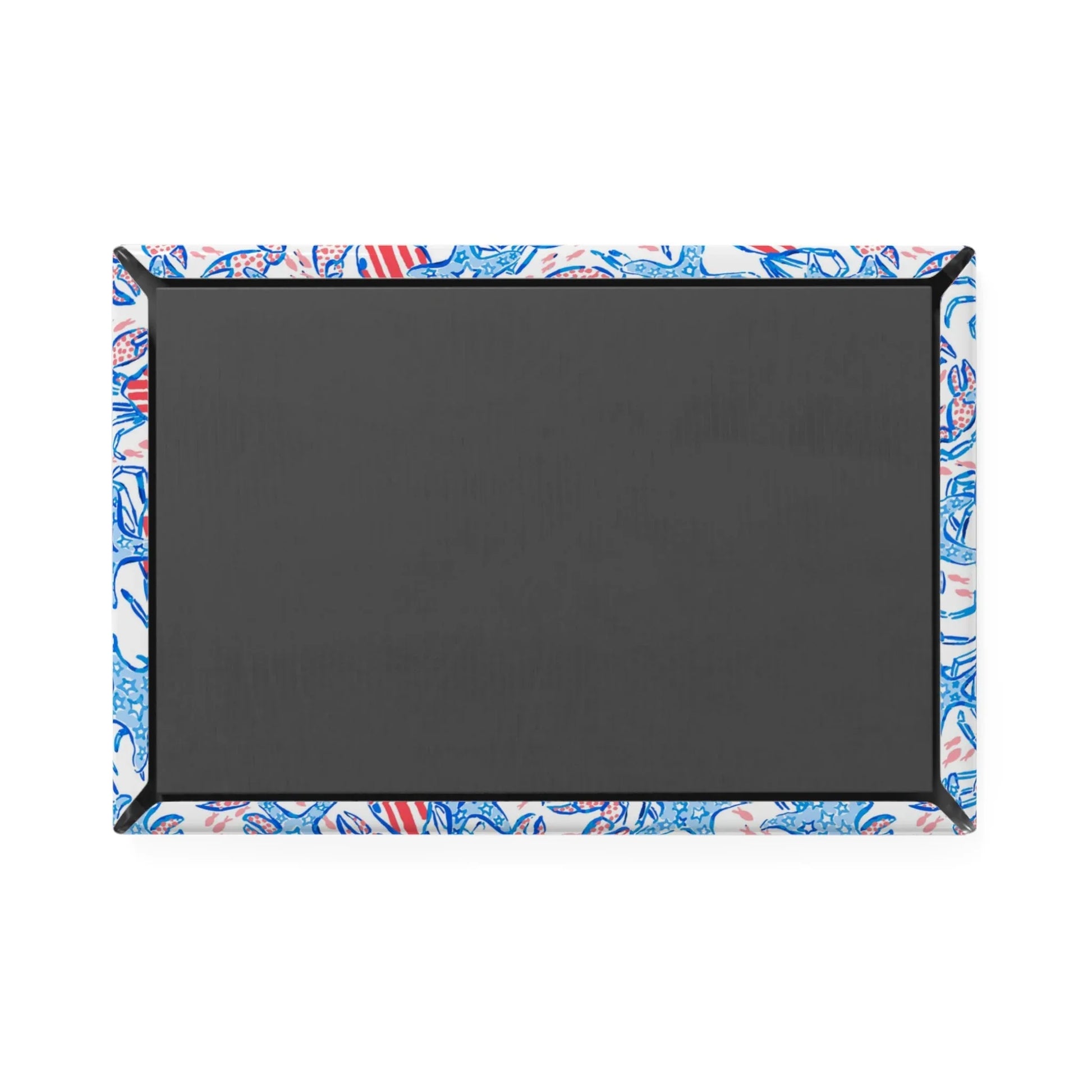 Patriotic Crab & Seashell Magnet - 1 pc / 2’’ x 3’’ / Rectangle - Home Decor
