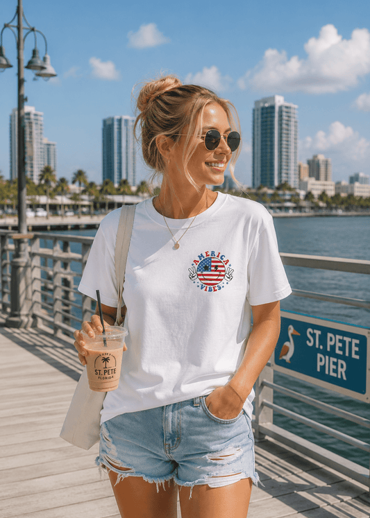 Patriotic Smile T-Shirt | Unisex – RELLE Fashion & Lifestyle – Product Image