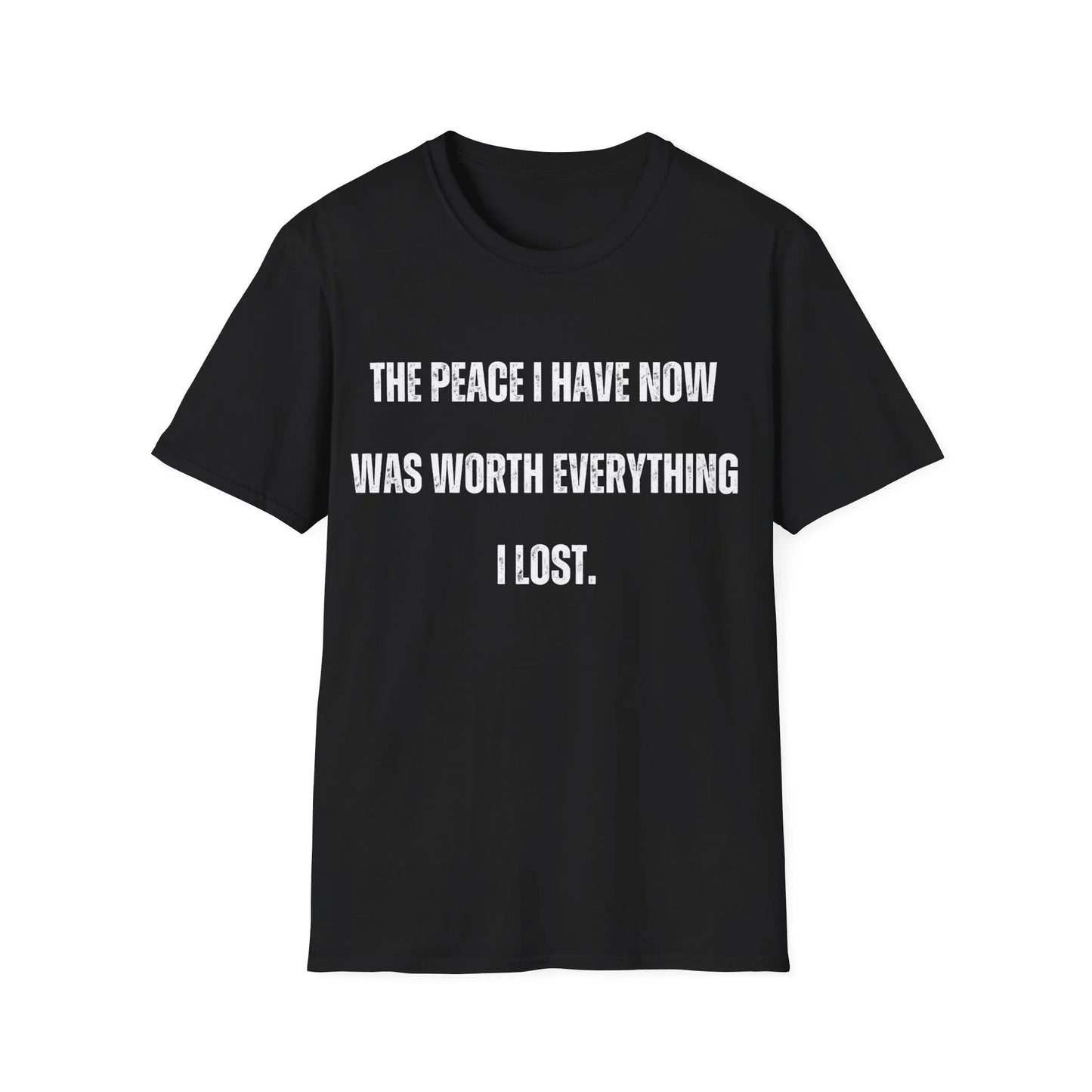 Peace Beyond Loss | black | Unisex - Black / S - T-Shirt
