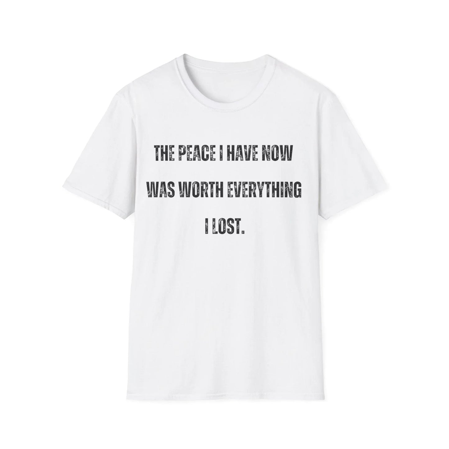 Peace Beyond Loss | white | Unisex - White / S - T-Shirt