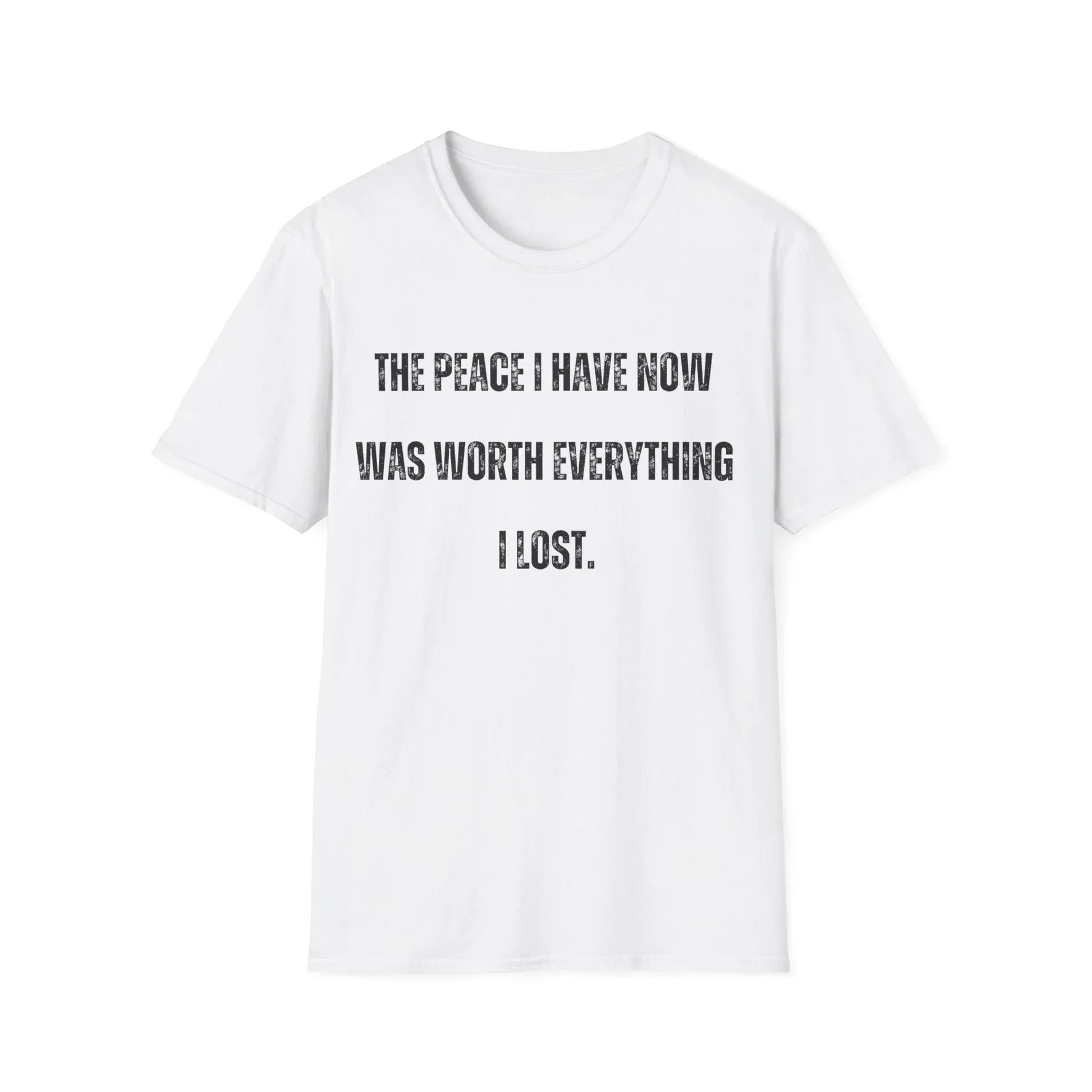 Peace Beyond Loss | white | Unisex - White / S - T-Shirt