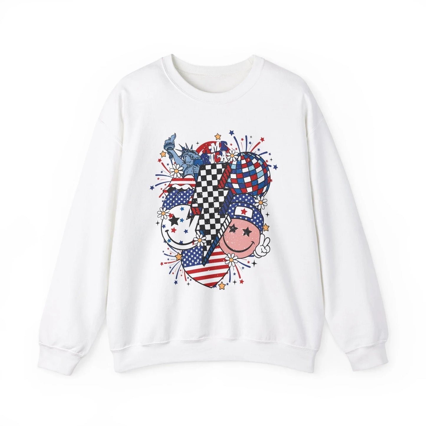 Peace & Liberty Sweatshirt | Unisex - White / S