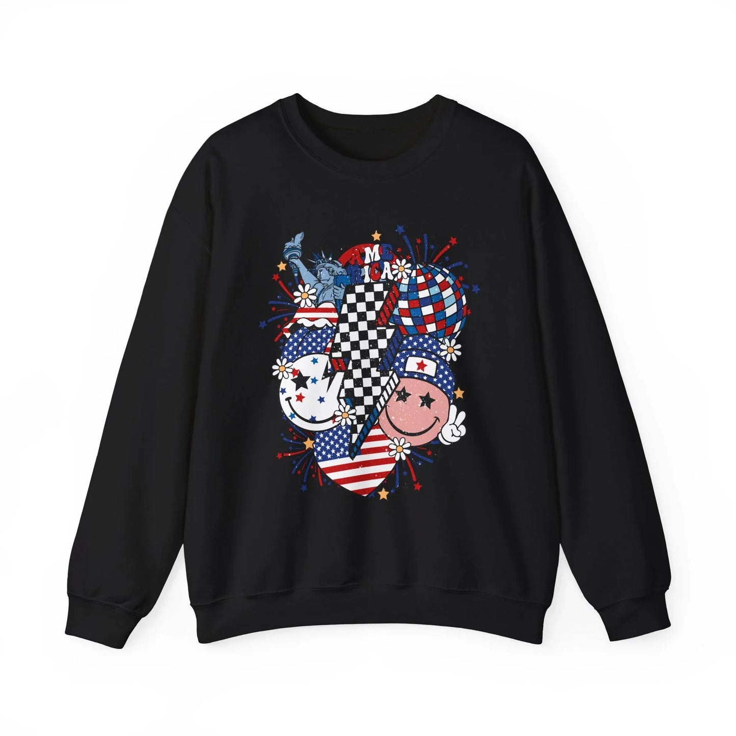 Peace & Liberty Sweatshirt | Unisex - Black / S