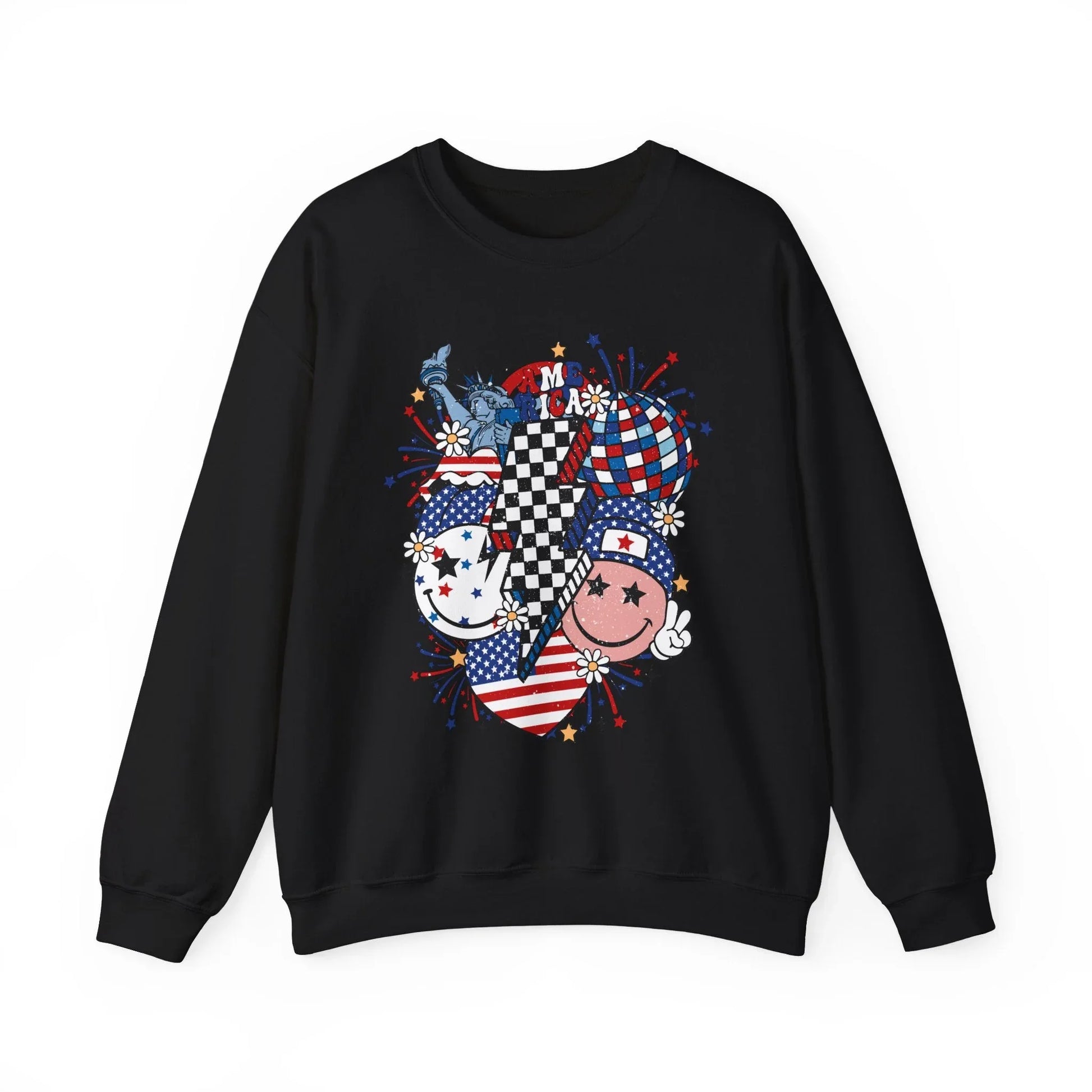 Peace & Liberty Sweatshirt | Unisex - Black / S