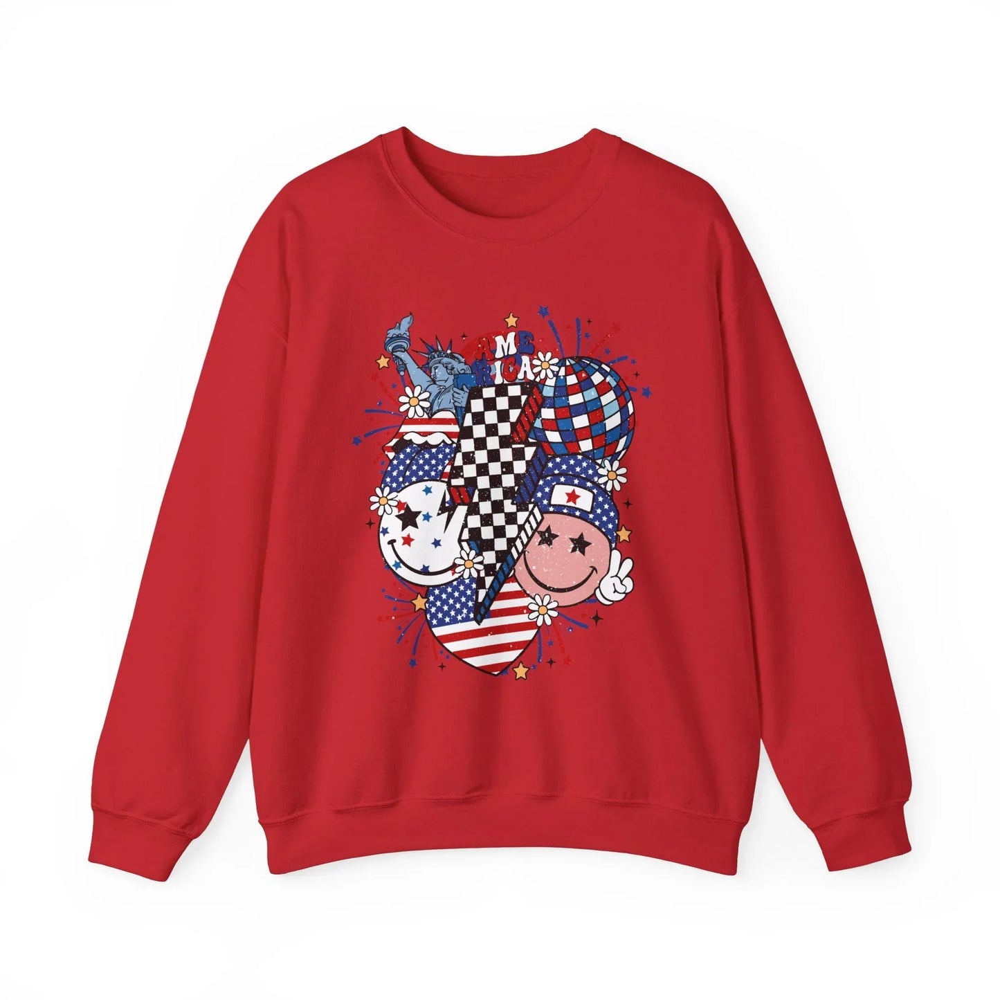 Peace & Liberty Sweatshirt | Unisex - Red / S
