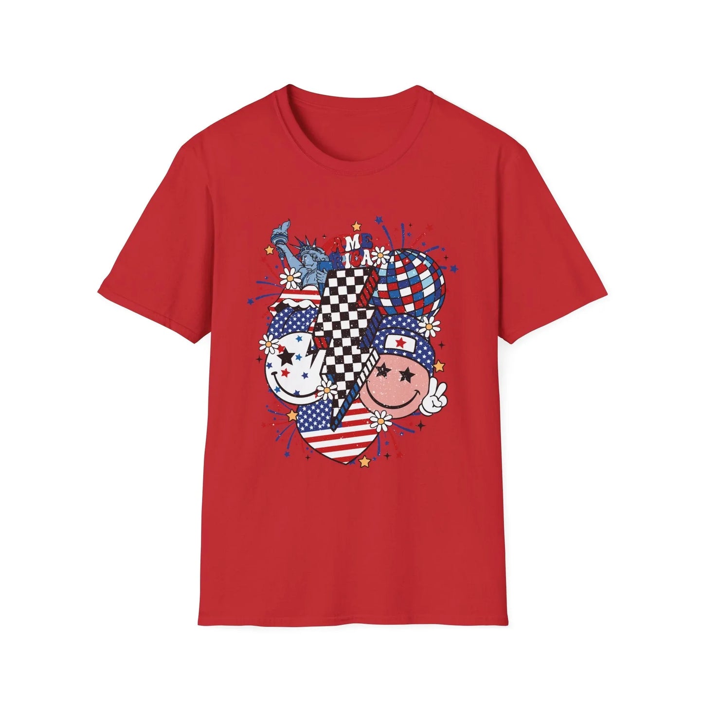 Peace & Liberty T-Shirt | Unisex - XS / Red