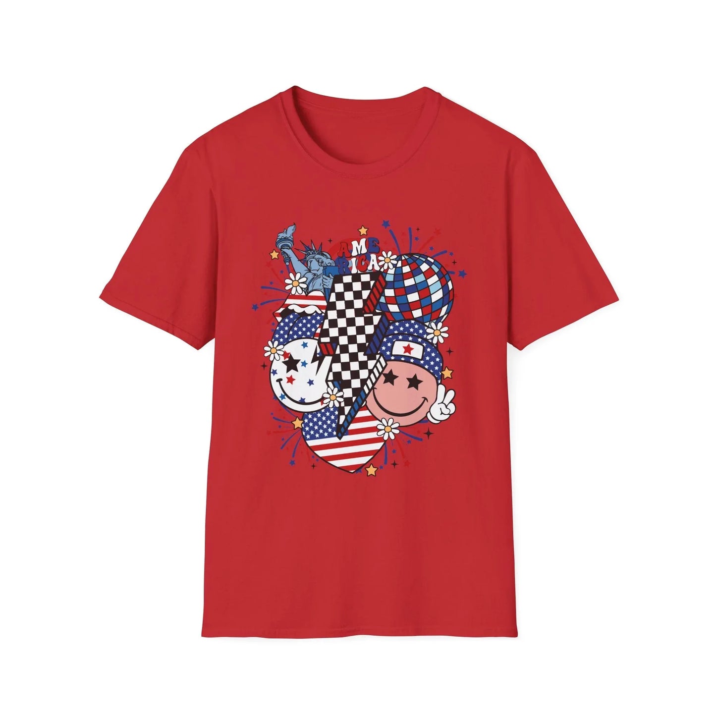 Peace & Liberty T-Shirt | Unisex - XS / Red