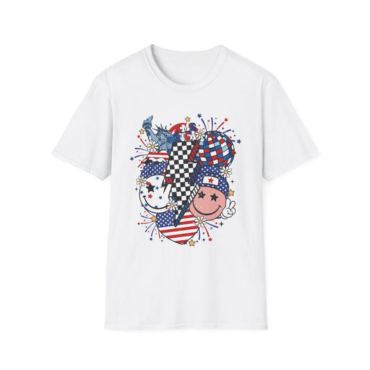 Peace & Liberty T-Shirt | Unisex - XS / White