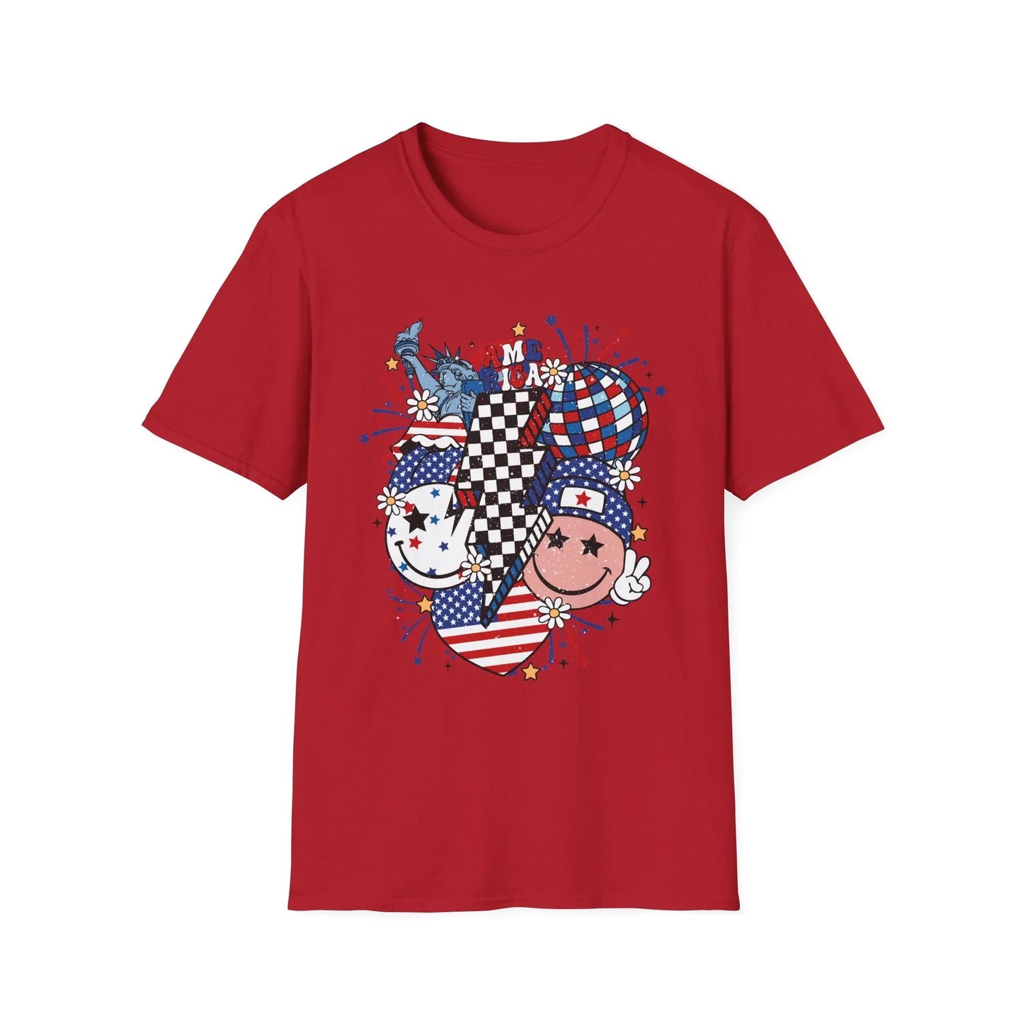 Peace & Liberty T-Shirt | Unisex - S / Cherry Red