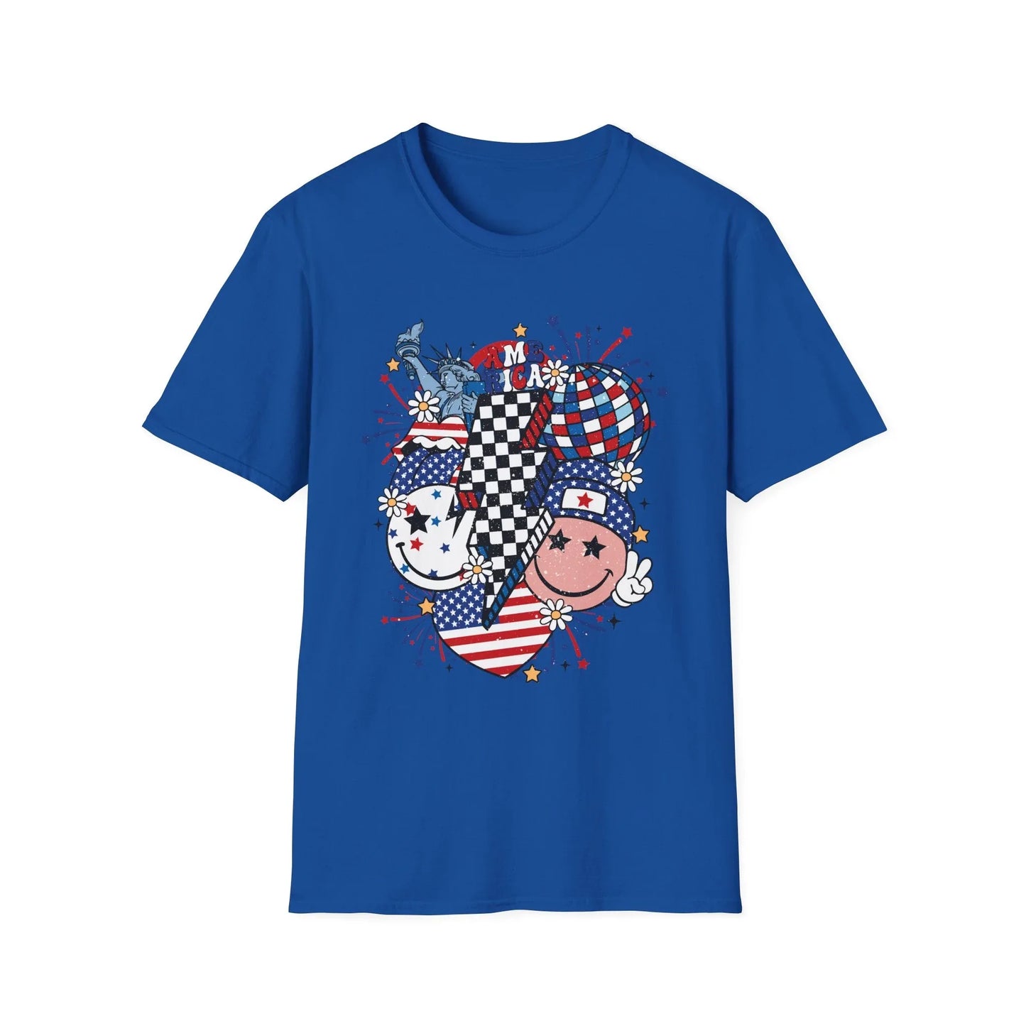 Peace & Liberty T-Shirt | Unisex - XS / Royal