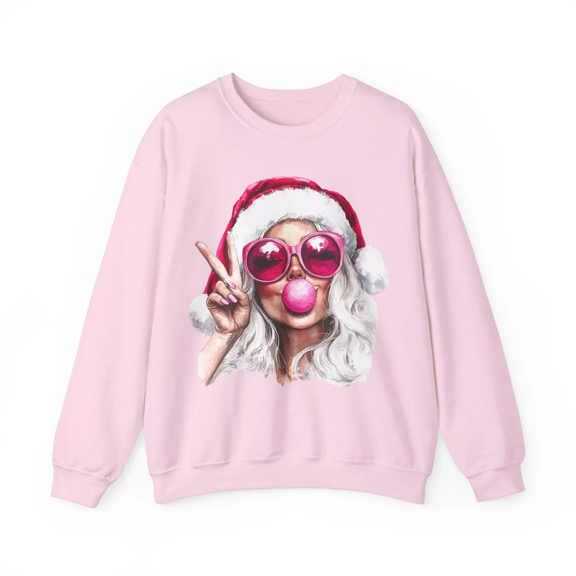 Pink Christmas Sweatshirt - S / Light