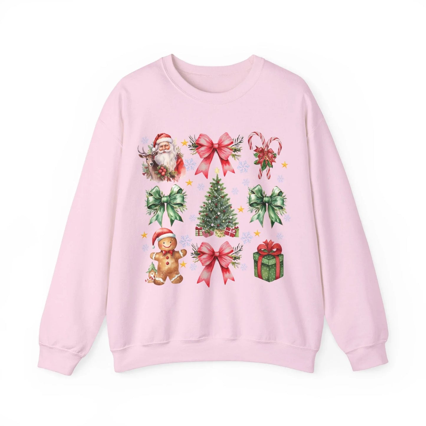 Pink Christmas Sweatshirt - S / Light