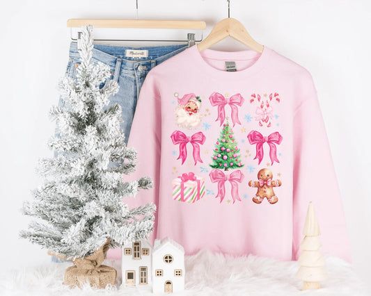 Pink Christmas Sweatshirt