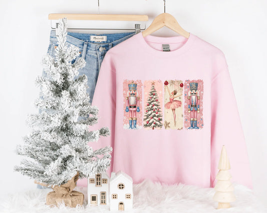 Pink Christmas Sweatshirt