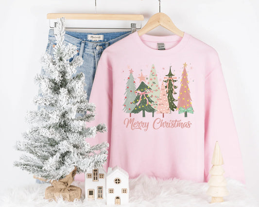 Pink Christmas Sweatshirt