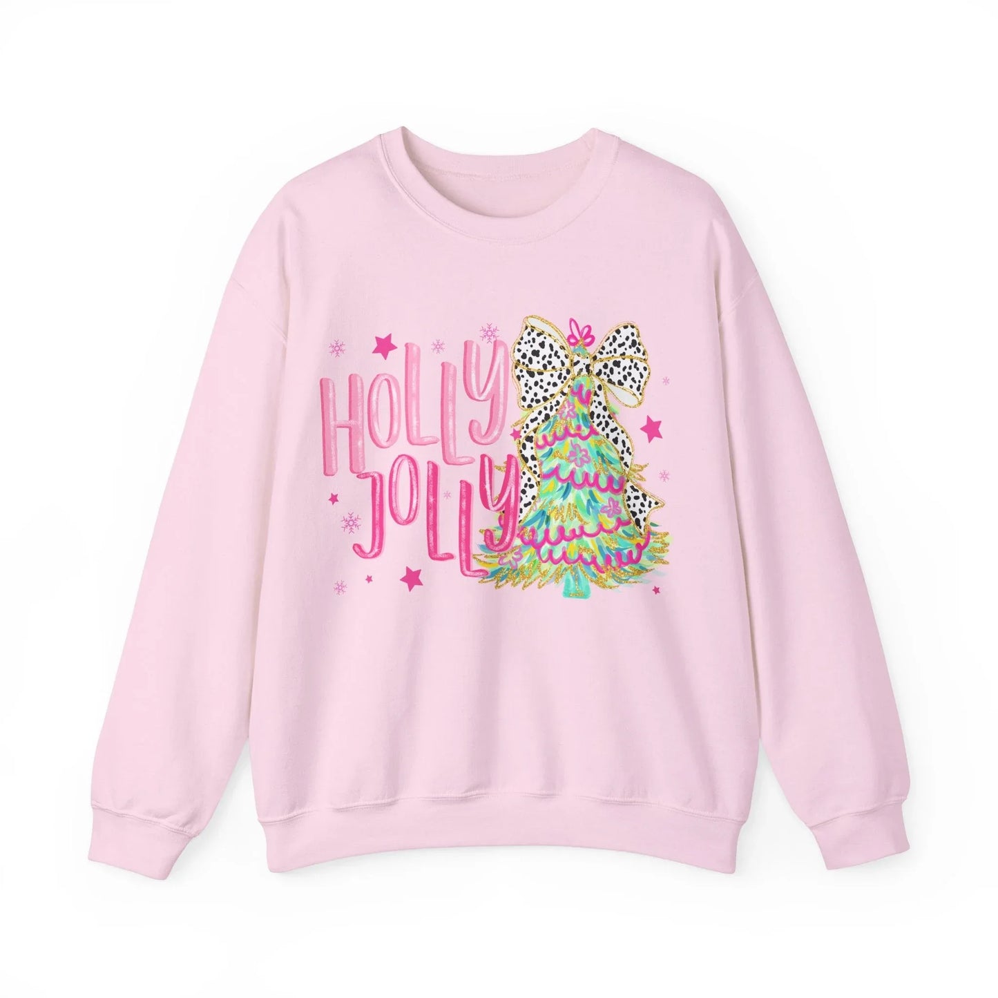 Pink Christmas Sweatshirt - S / Light