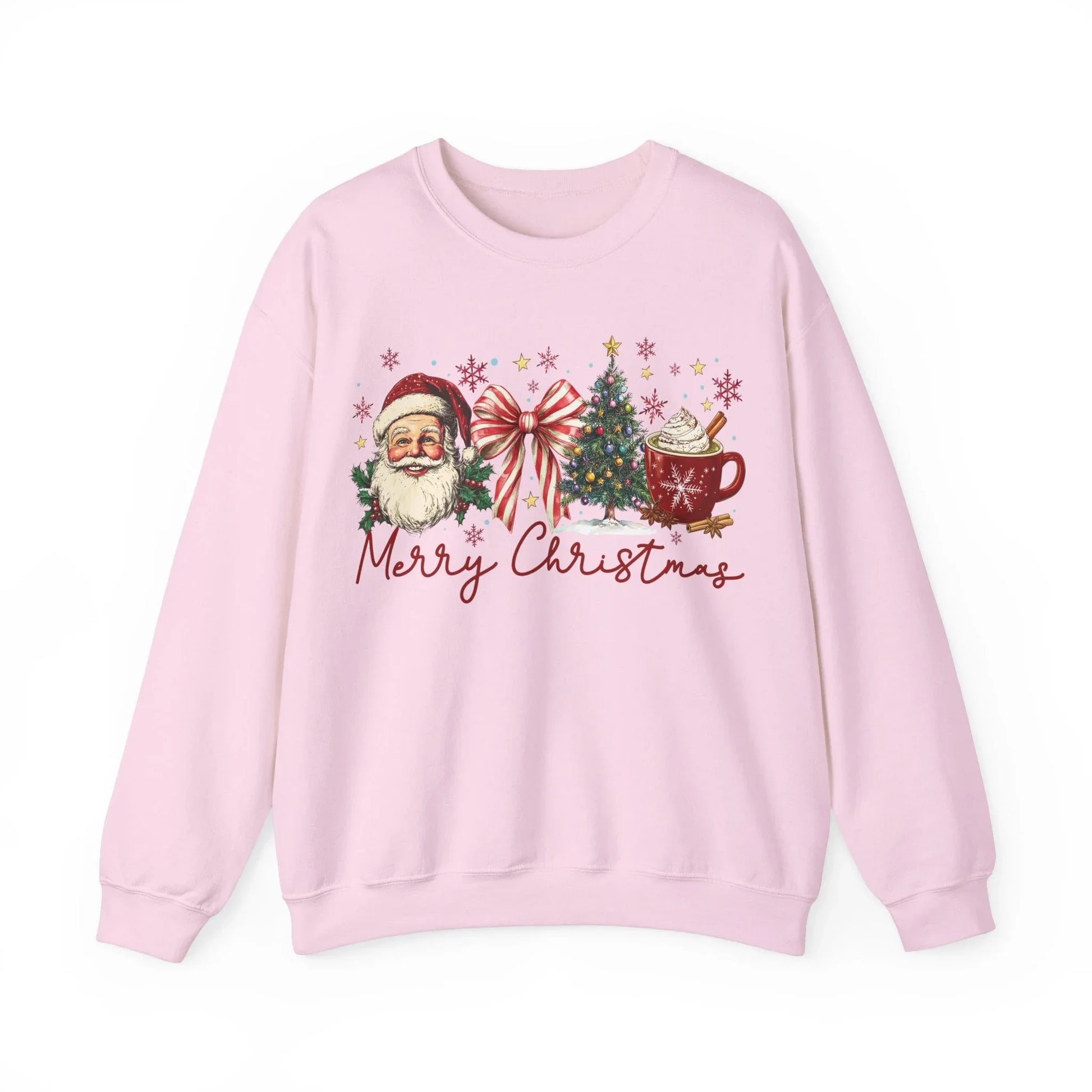 Pink Christmas Sweatshirt - S / Light