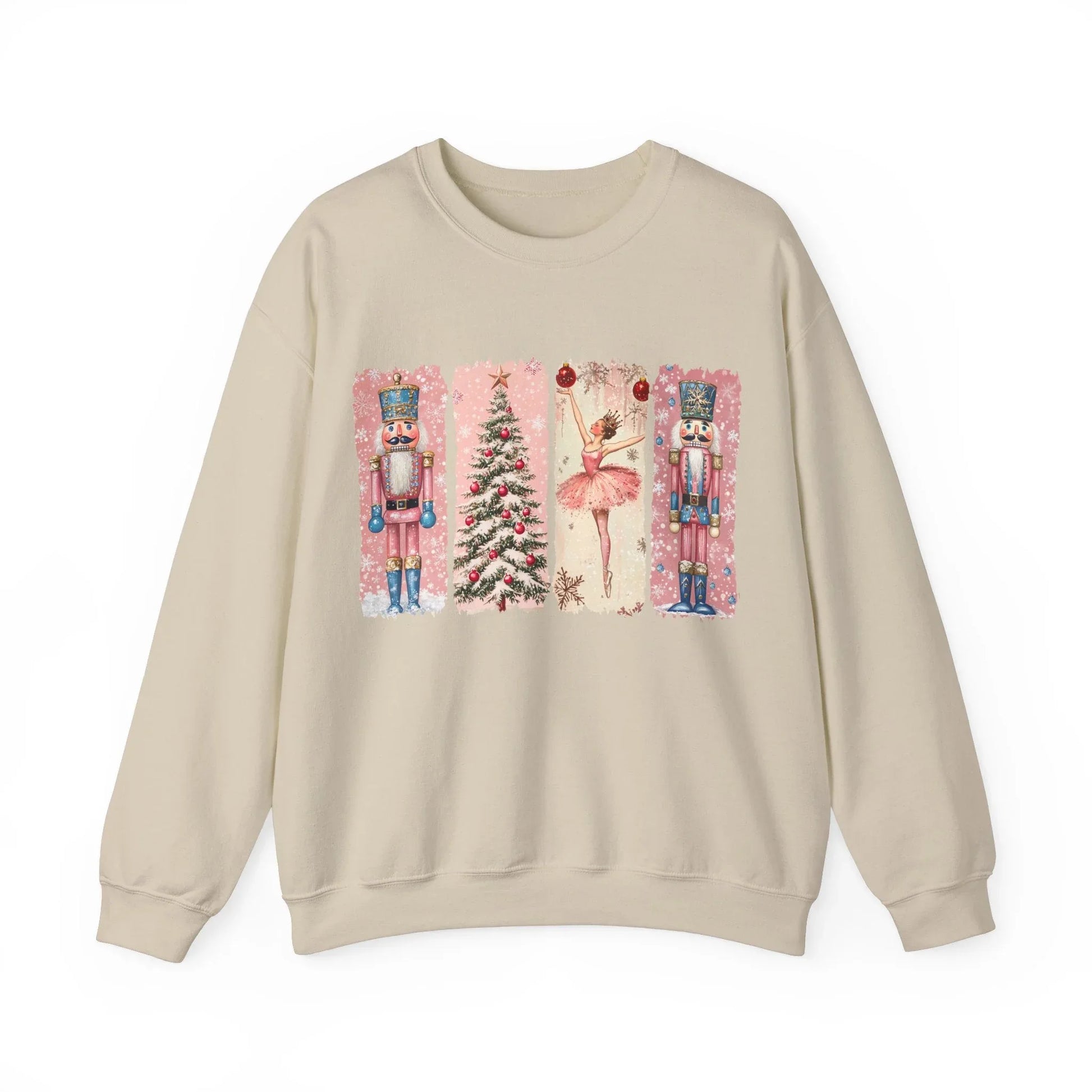 Pink Christmas Sweatshirt - S / Sand